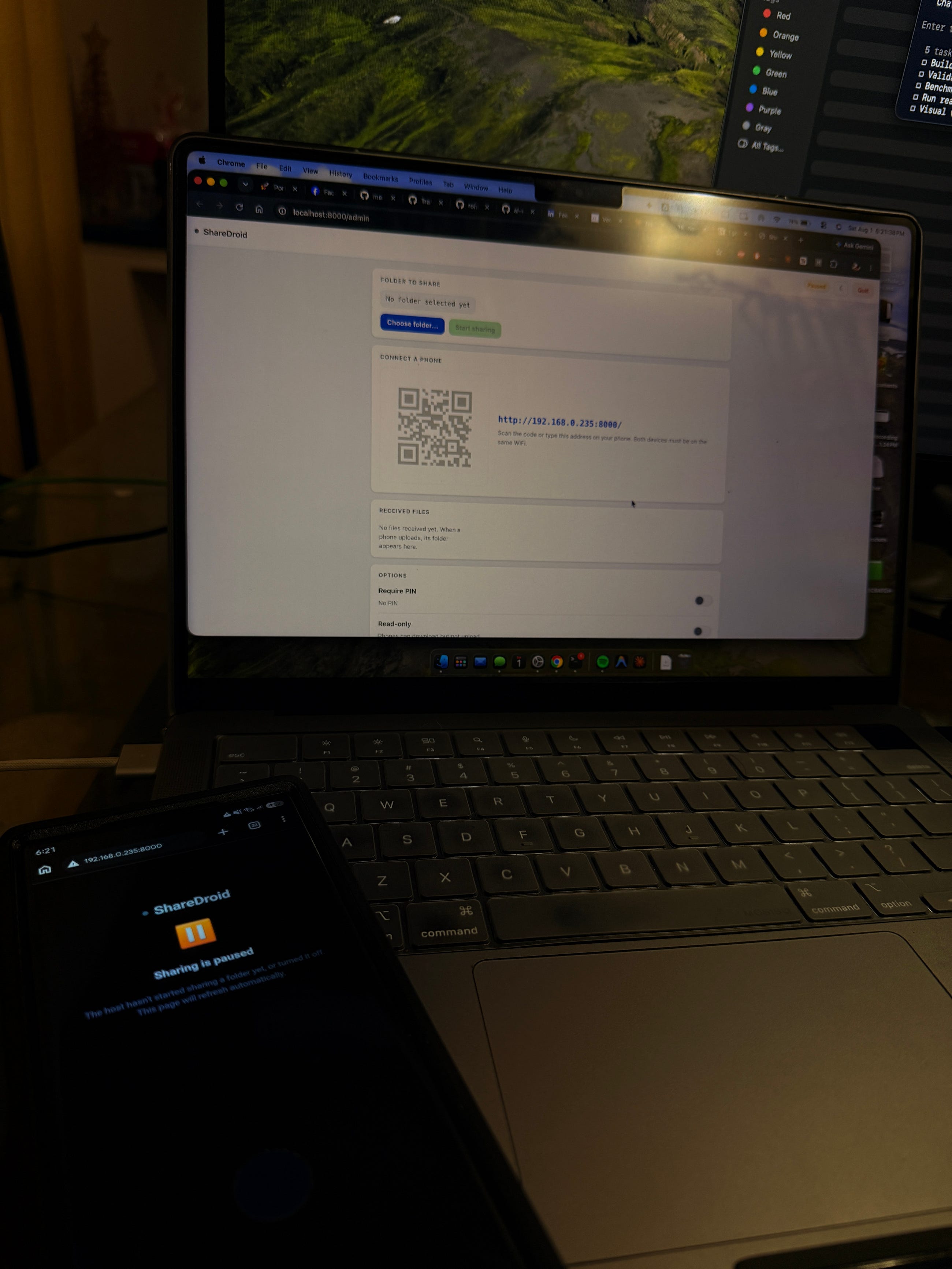 How a 1,244 line Python file replaced cables, cloud round trips and Android File Transfer in my…