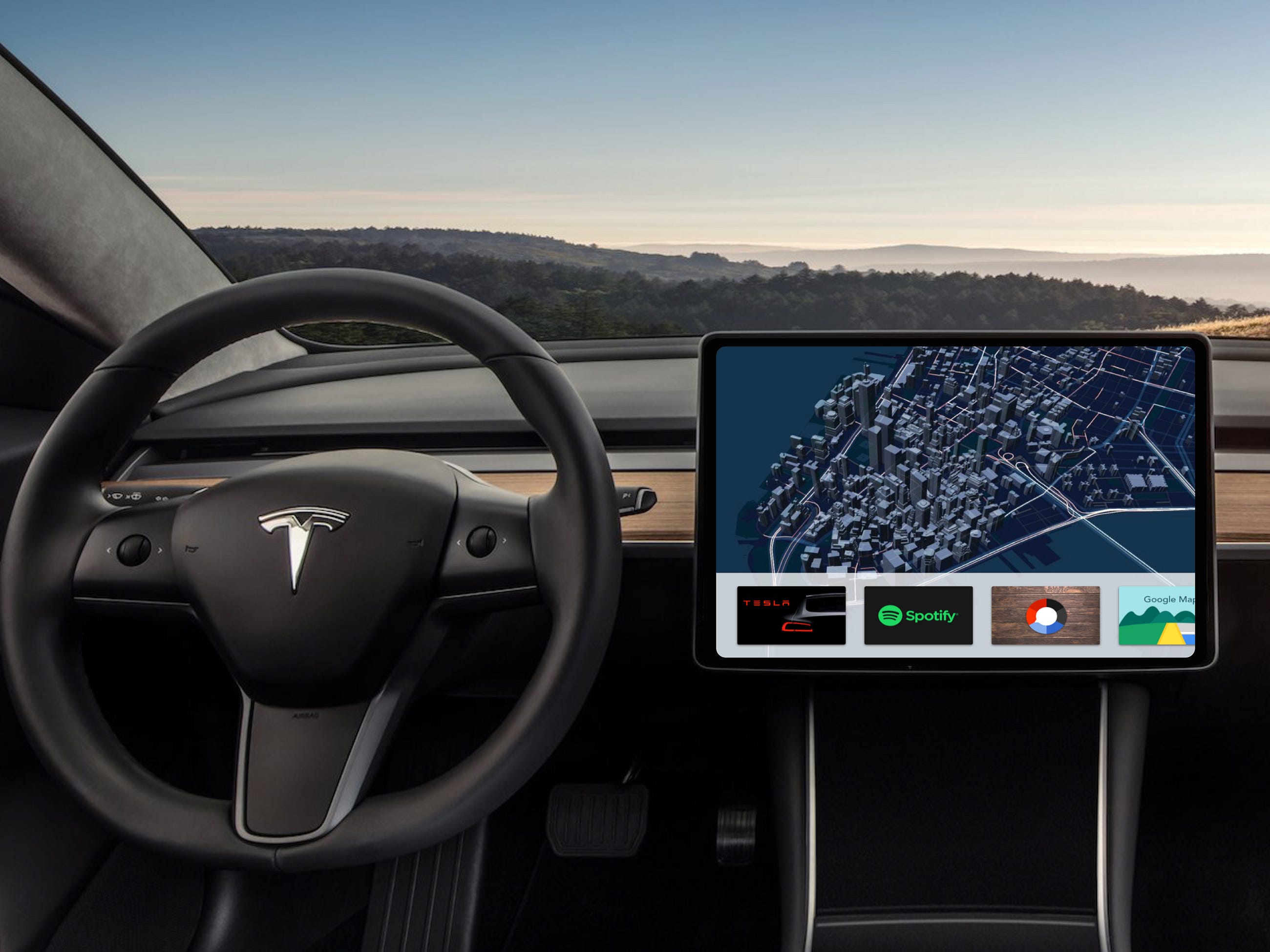 Download How will Tesla design the Model 3 UI? - Prototypr