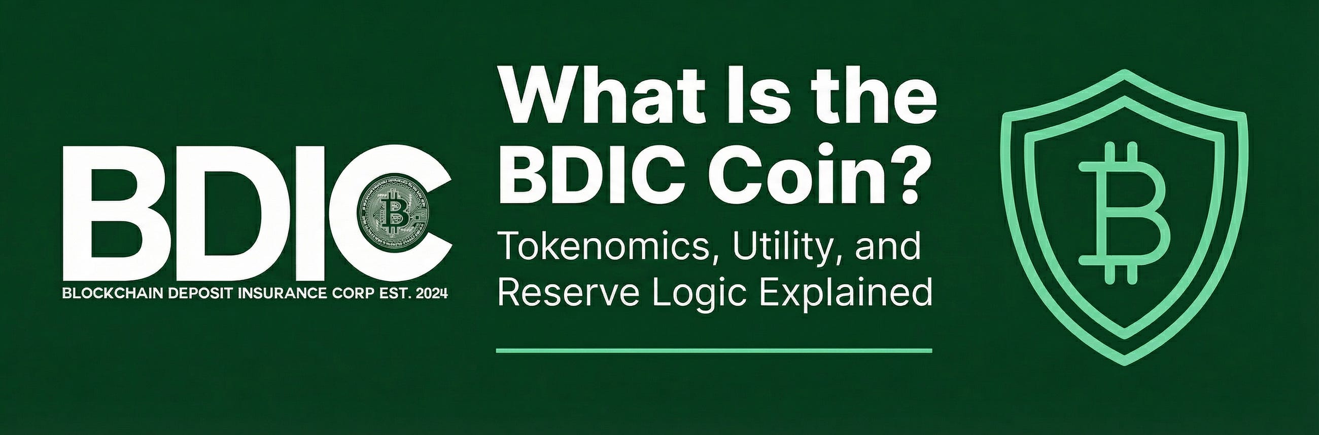 What Is the BDIC Coin? Tokenomics, Utility, and Reserve Logic Explained