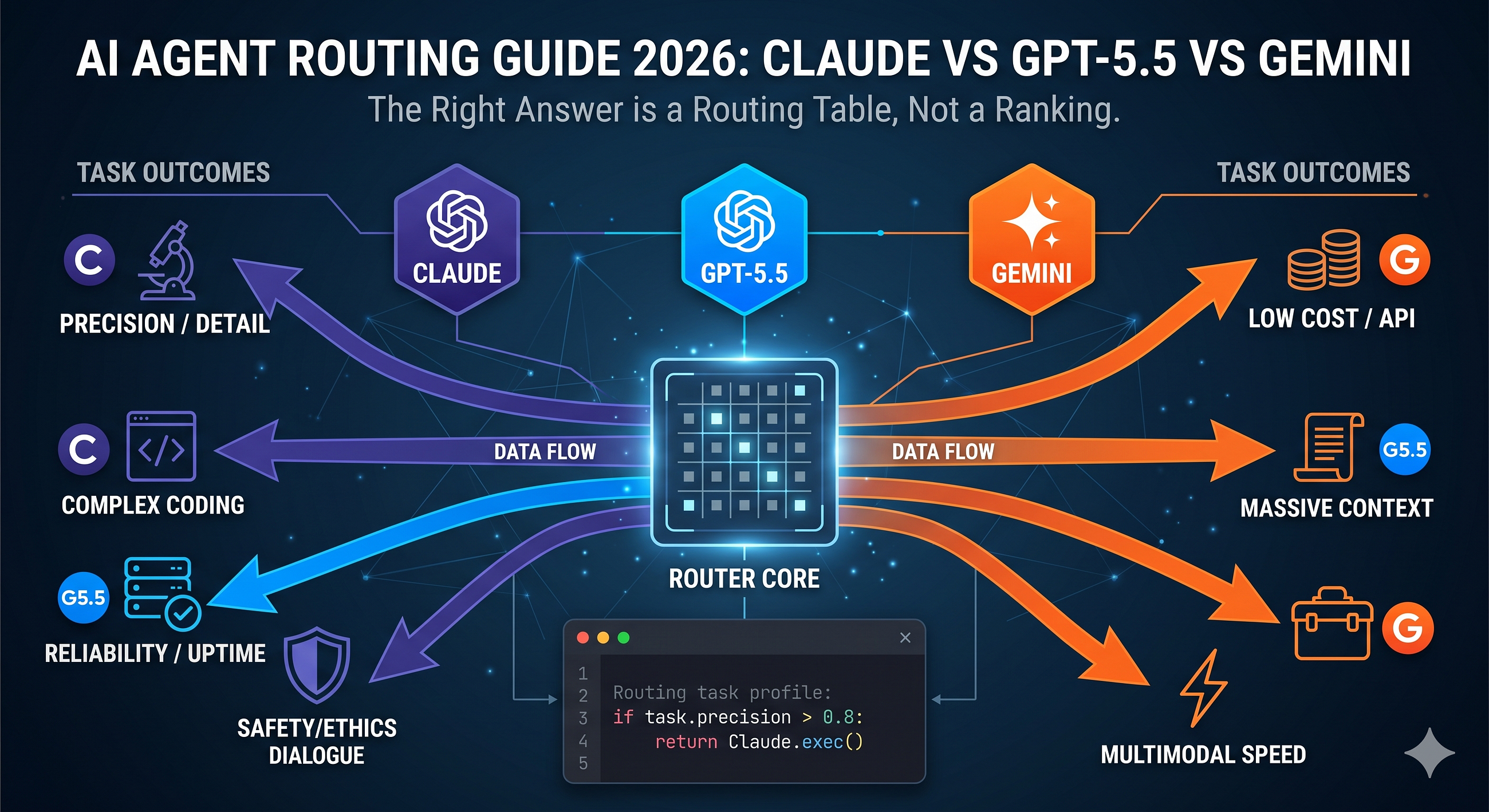 Claude vs GPT-5.5 vs Gemini: The 40-Task Routing Guide 2026.