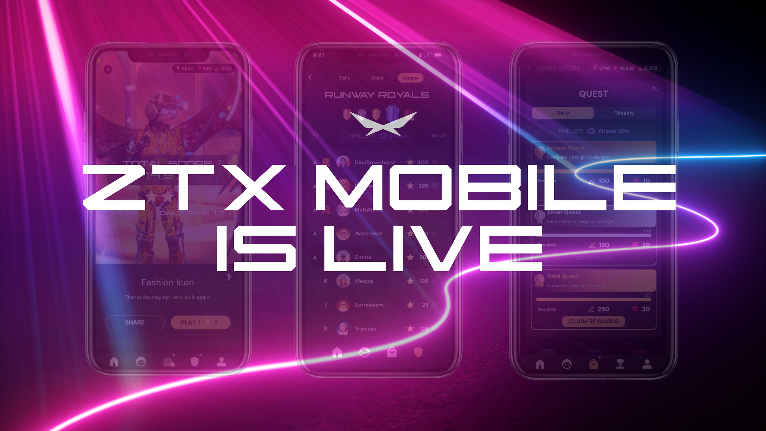 ZTX Mobile App is live