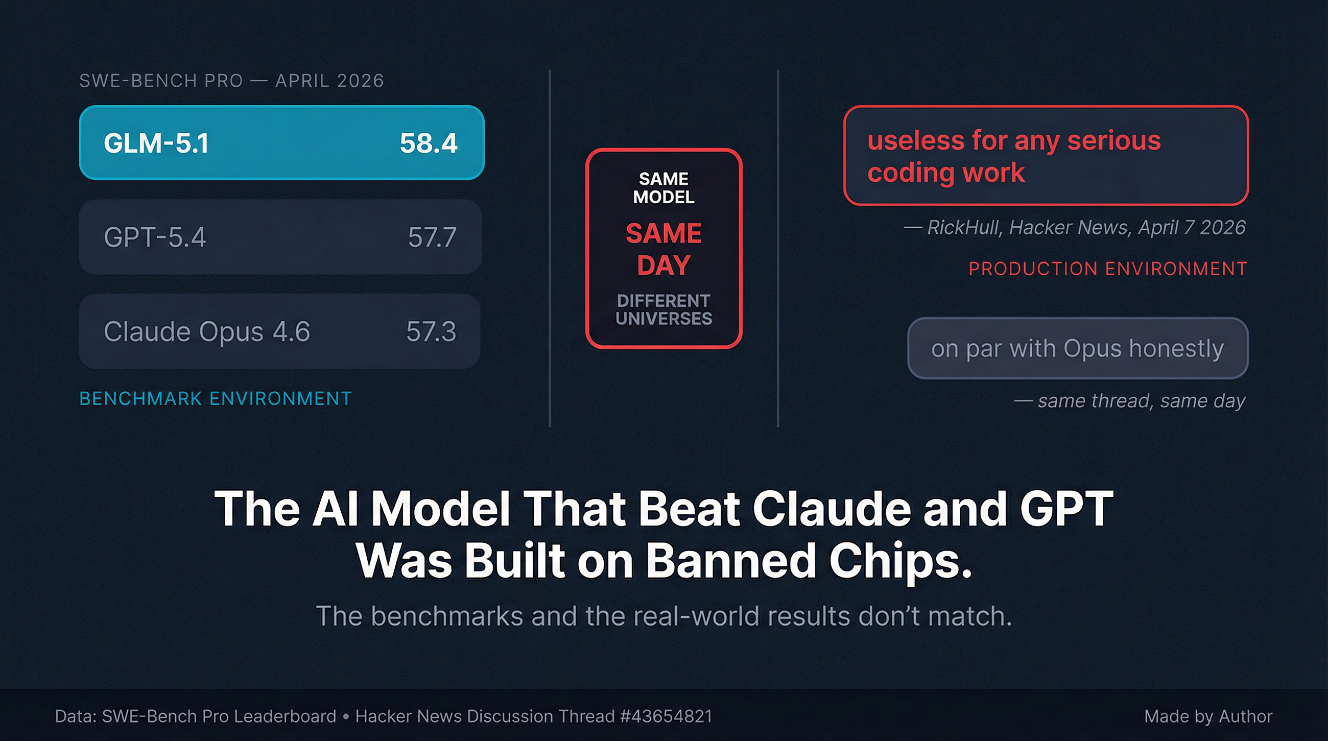The AI Model That Beat Claude and GPT Was Built on Banned Chips. It’s Free.