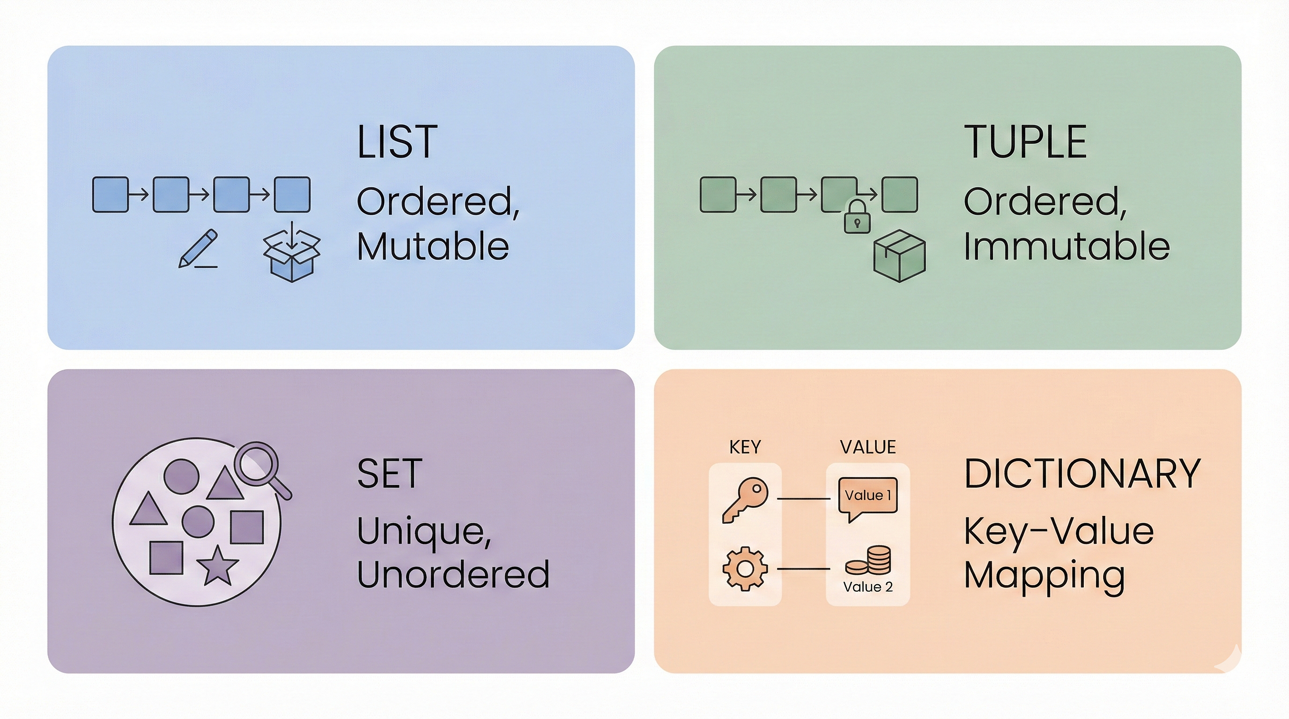 Choosing the Right Python Data Structure: A Beginner’s Decision Guide