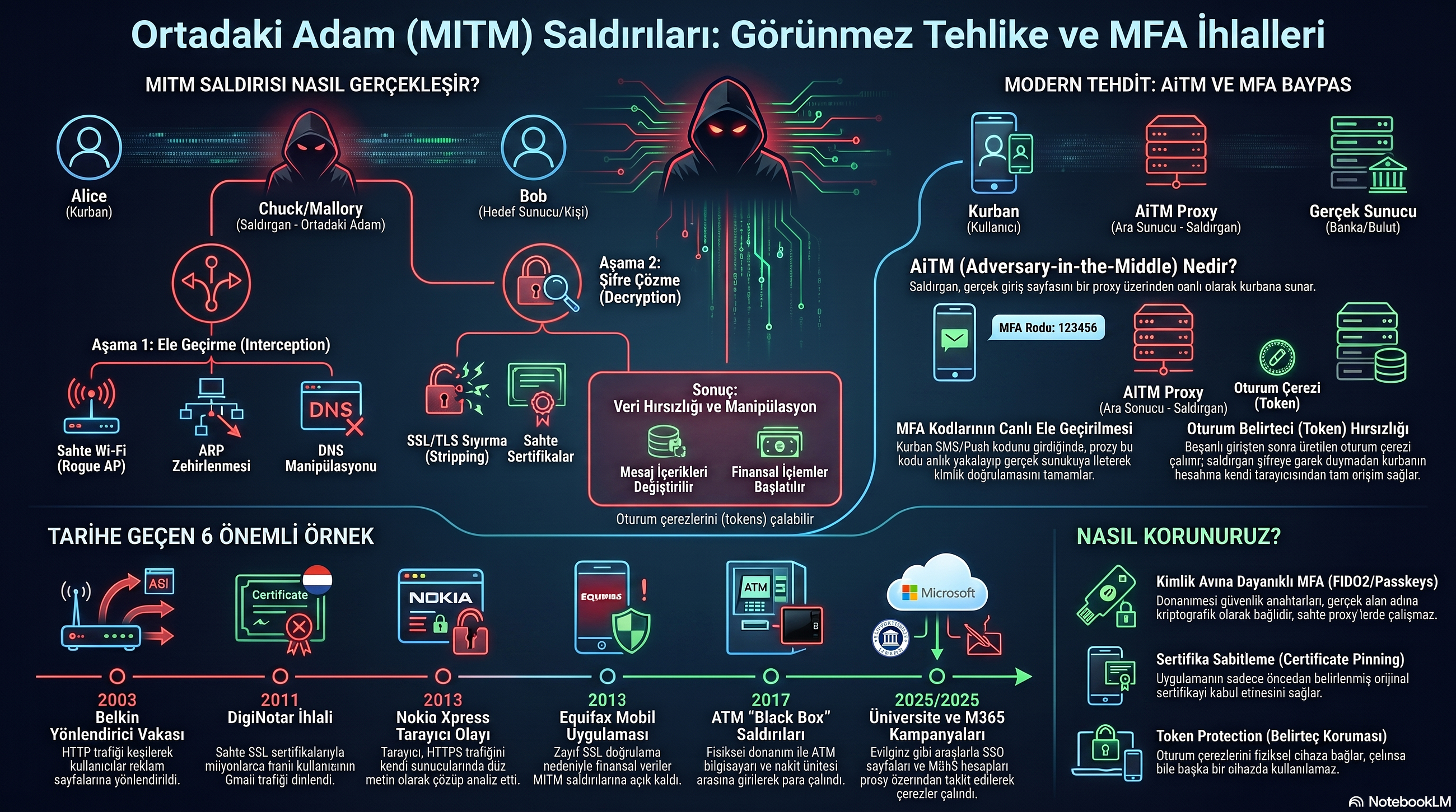 Dijital İletişimin Görünmez Davetsiz Misafiri: Ortadaki Adam (MITM) Saldırıları ve Korunma Rehberi