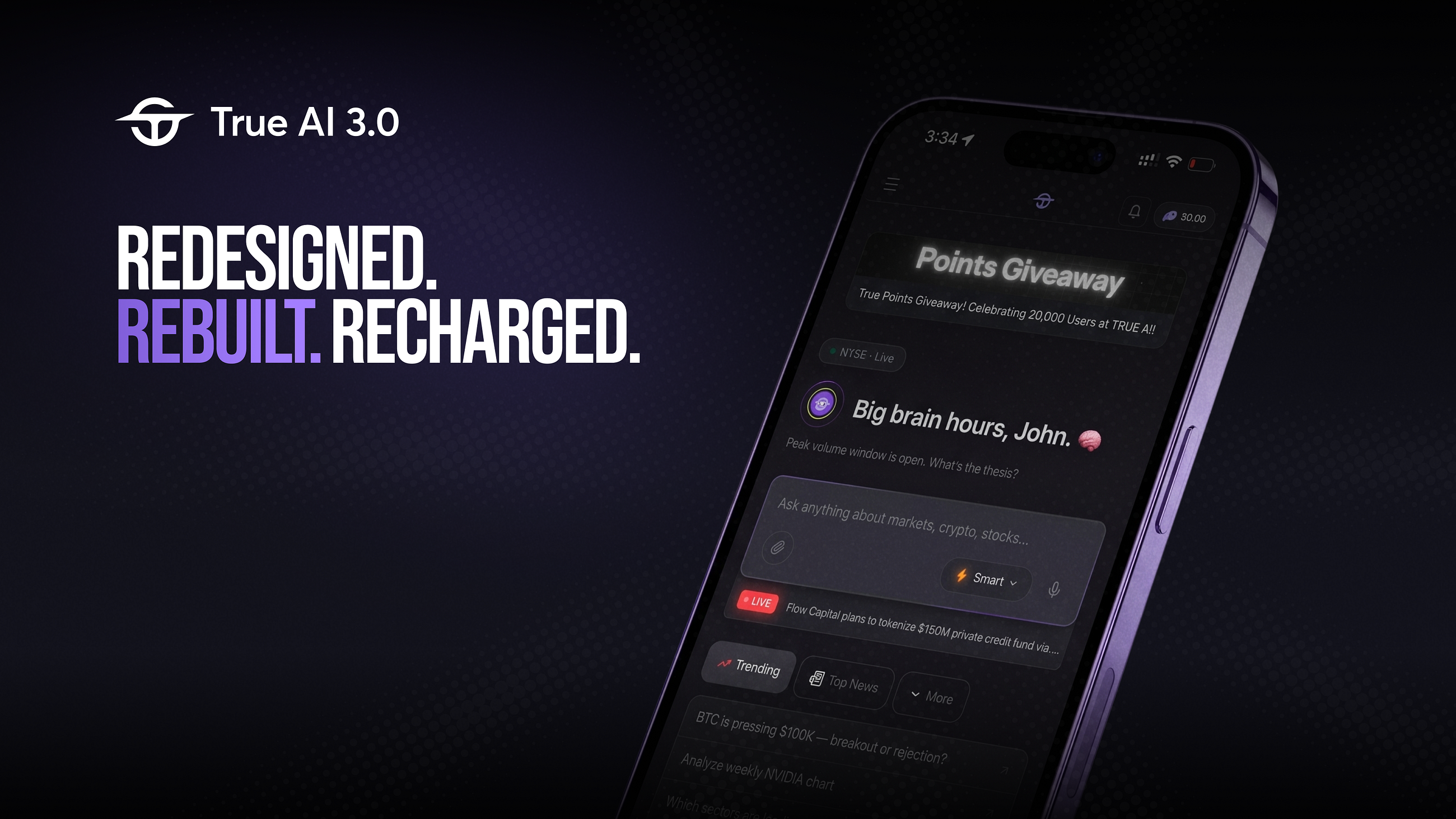 TrueAI 3.0 Is Here: The Biggest Update in TRUE’s History