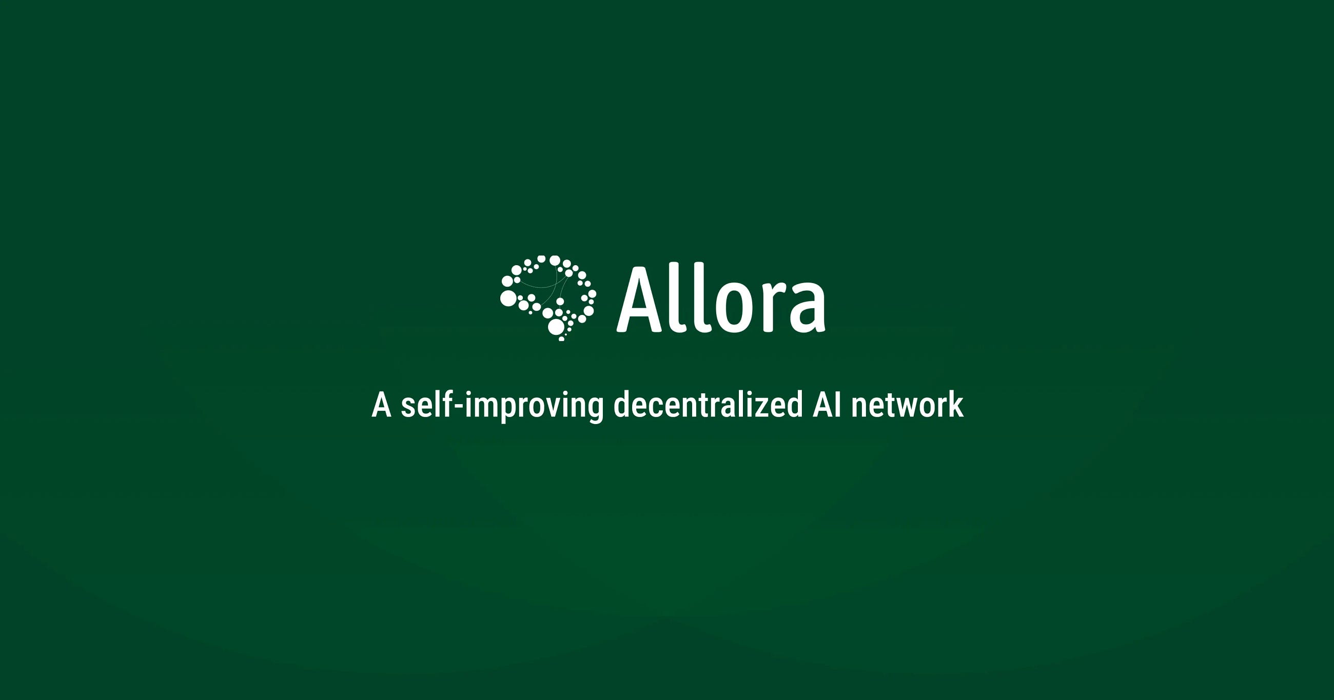 Allora 소개 : A Self-Improving Decentralized AI Network