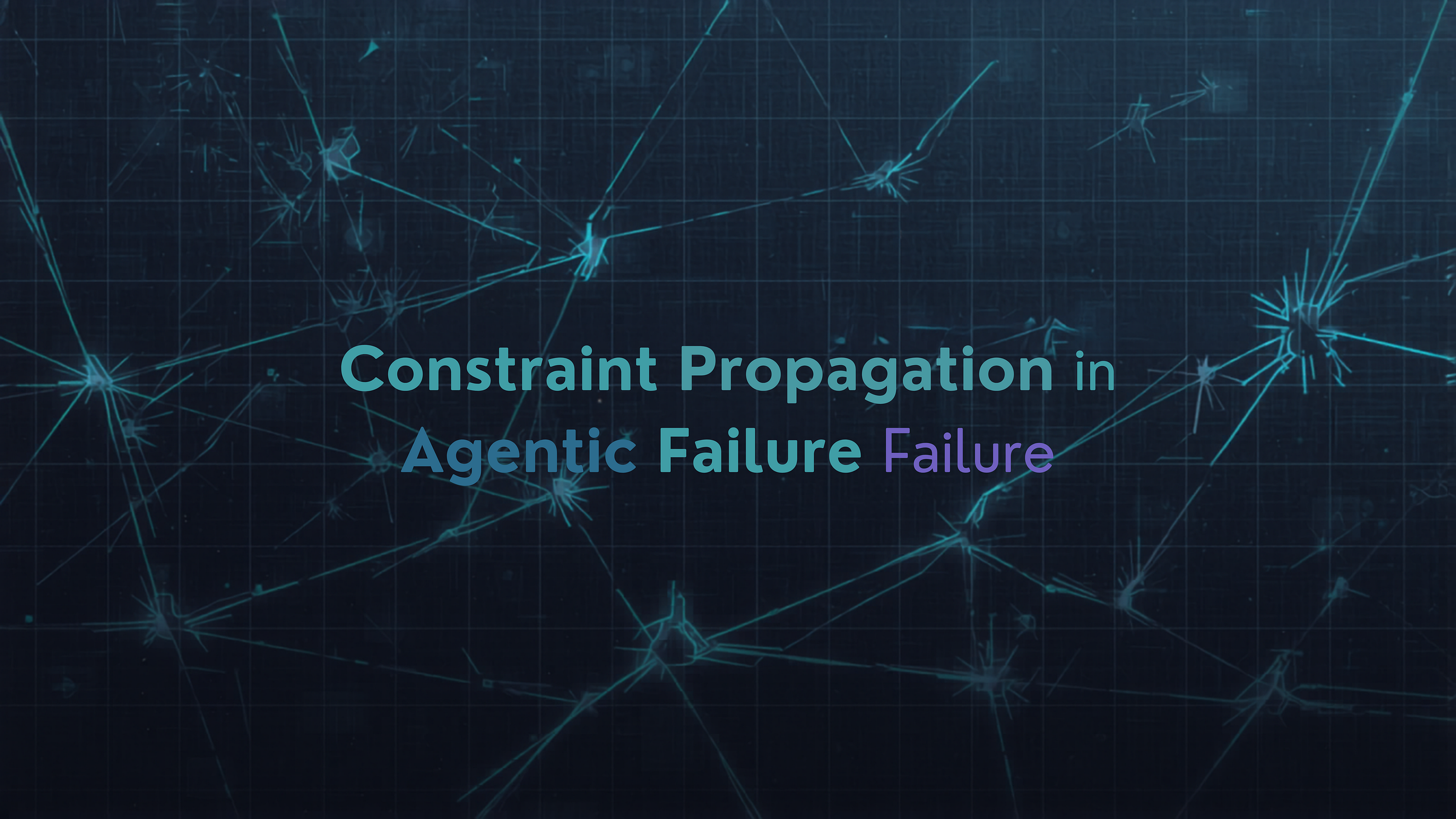 Ajantik Tasarımda Kimsenin Adını Koymadığı Problem: Constraint Propagation Failure