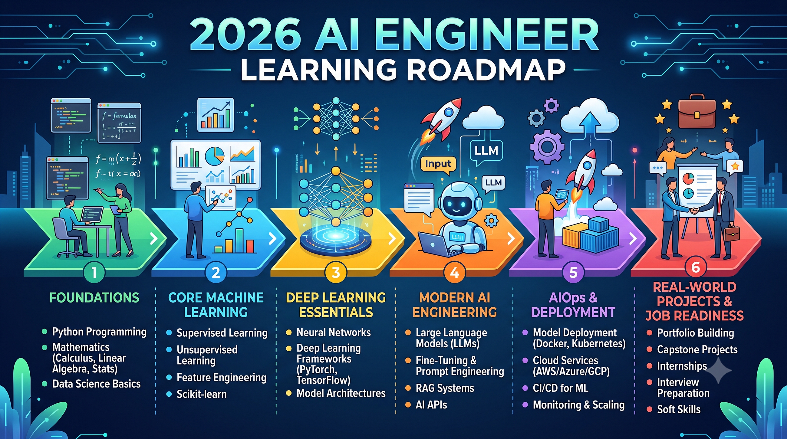 How to Become an AI Engineer in 2026: The Complete Learning Roadmap
