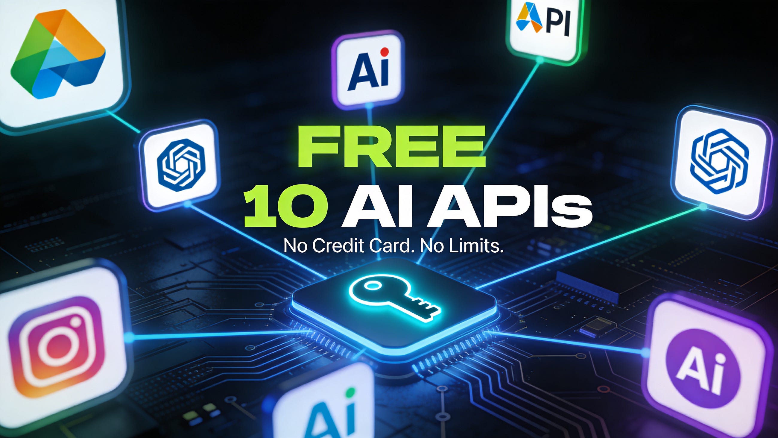 The Ultimate Free AI API Cheat Sheet for Developers in 2026