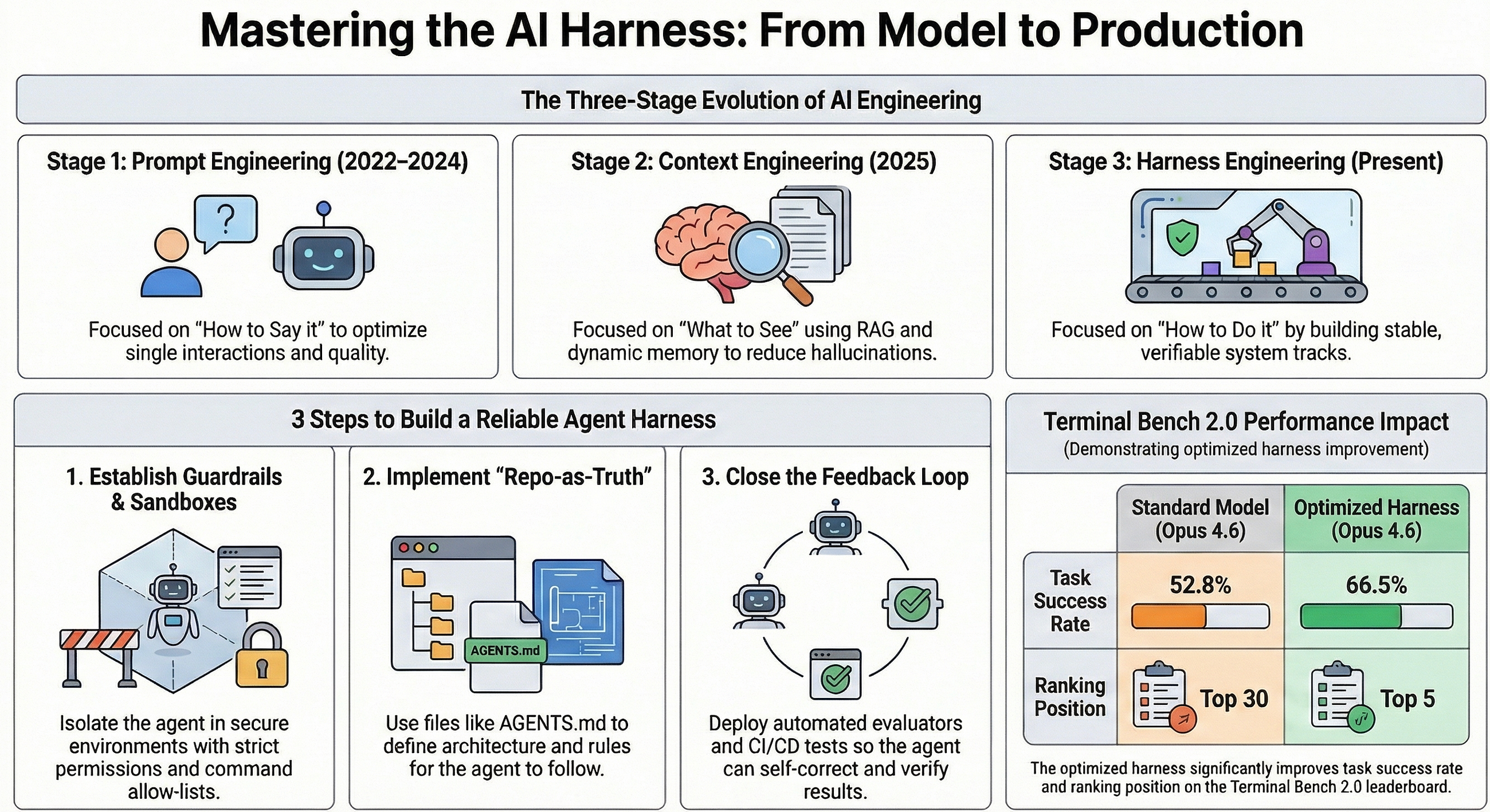2026年為什麼大家都在討論 Harness Engineering，從咒語到駕馭，從 Prompt Engineering 到 Context Engineering 再到 Harness…