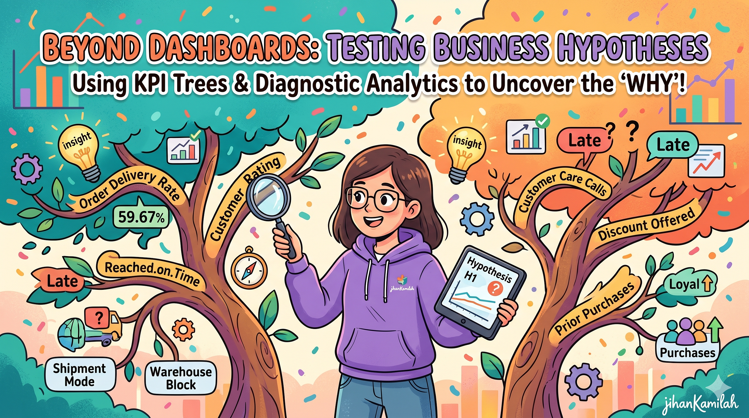 Beyond Dashboards: Testing Business Hypotheses Through KPI Trees & Diagnostic Analytics