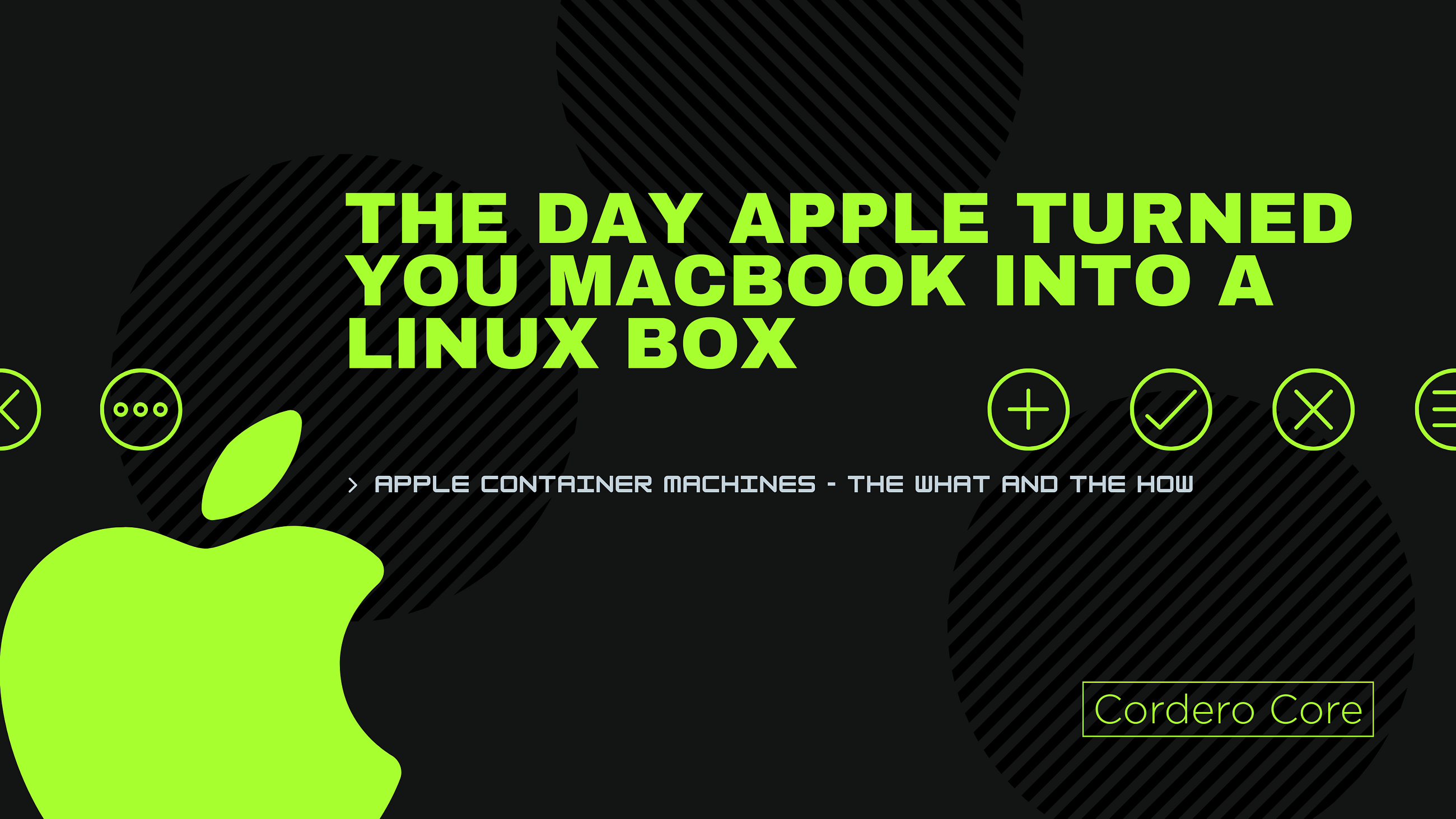 The Day Apple Turned Your MacBook Into a Linux Box