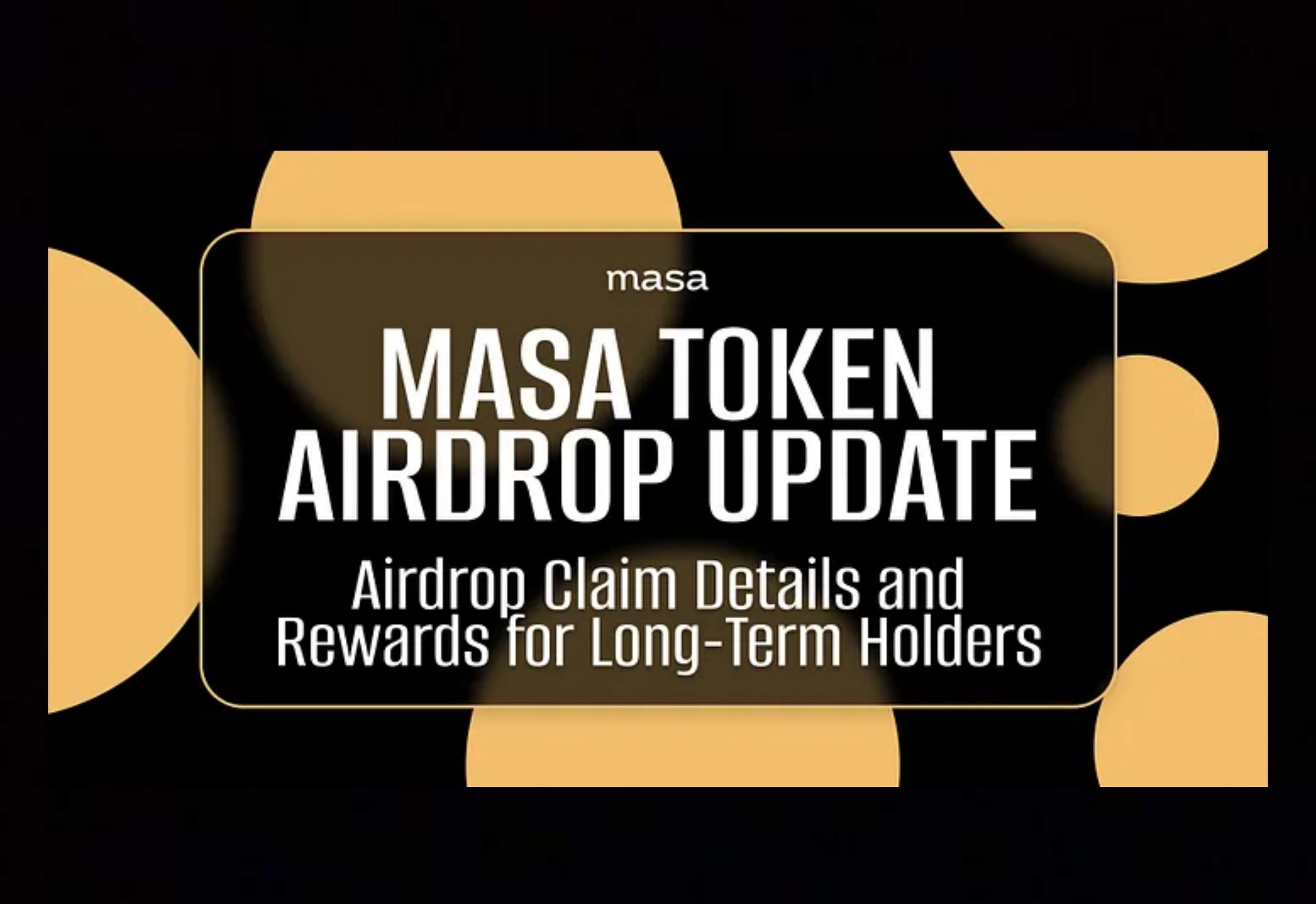 MASA Token Airdrop Claim & Rewards Program