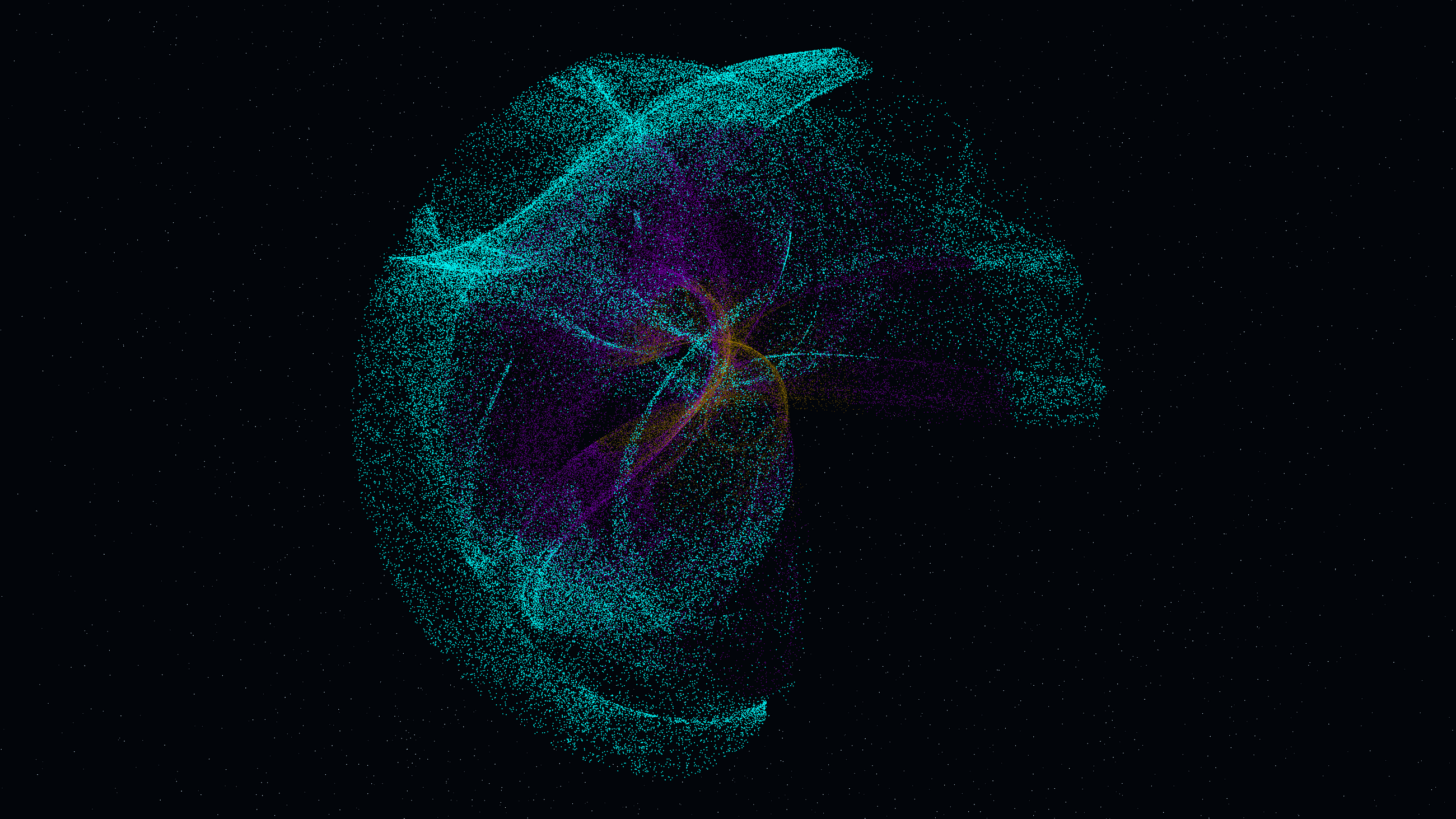 Clifford Vortex Filaments: Rendering Chaotic Attractors in 3D