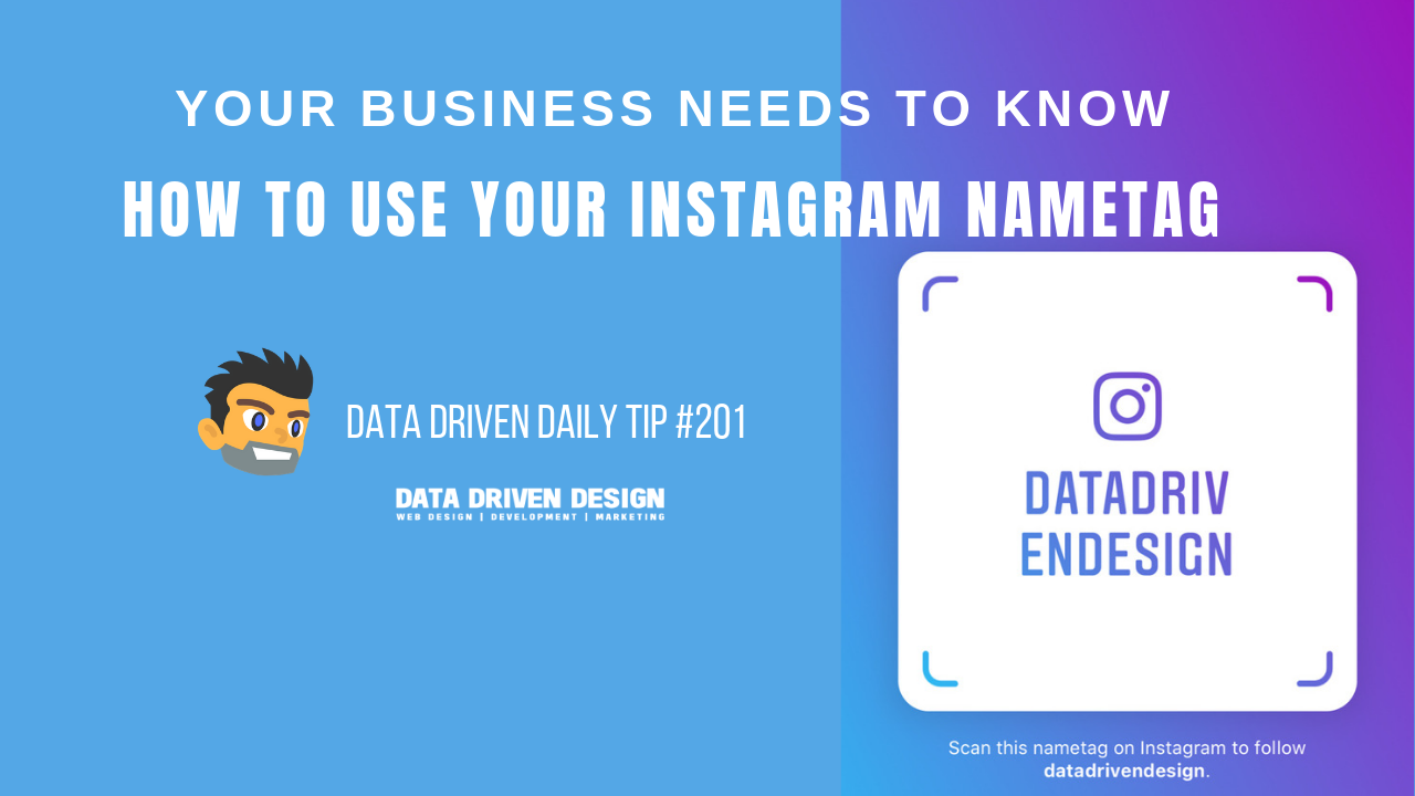 why businesses should use the instagram nametag feature data driven daily tip 201 - who to follow on instagram business