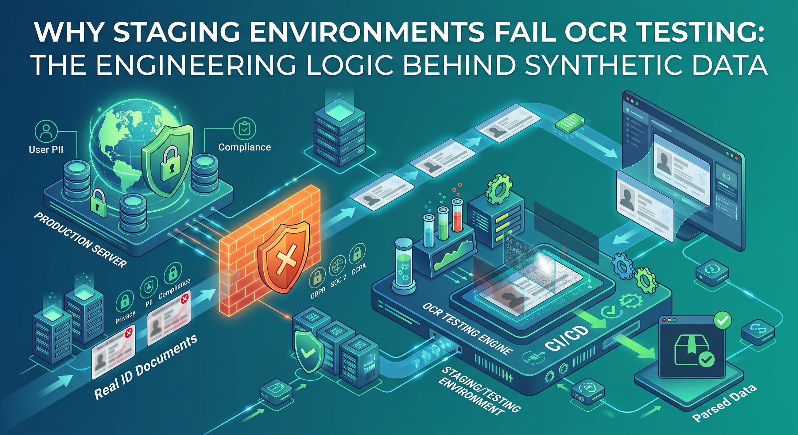 Why Staging Environments Fail OCR Testing: The Engineering Logic Behind Synthetic Data