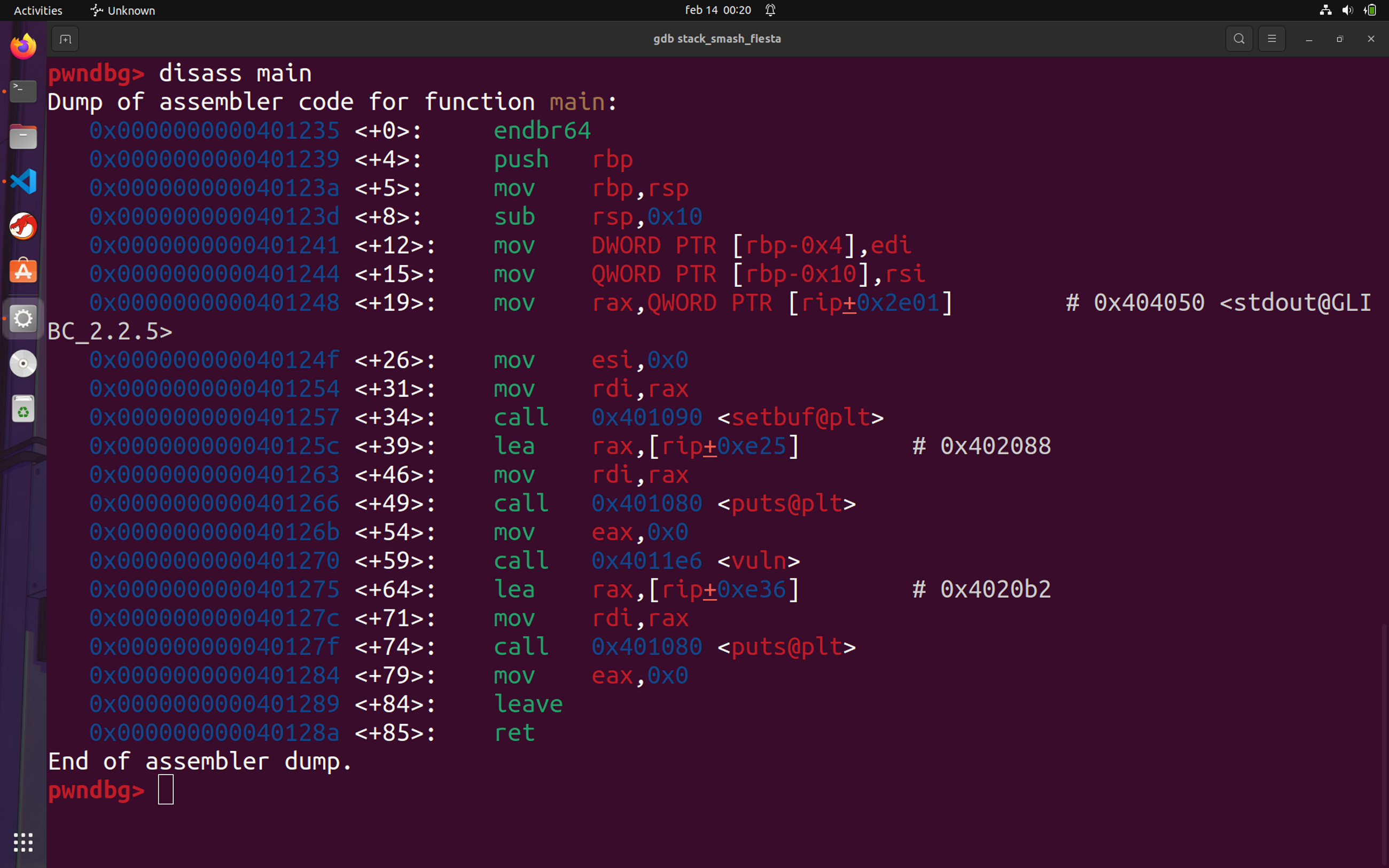 Stack Smash Fiesta: A Comprehensive Guide to Building, Analyzing, and Exploiting a Buffer Overflow