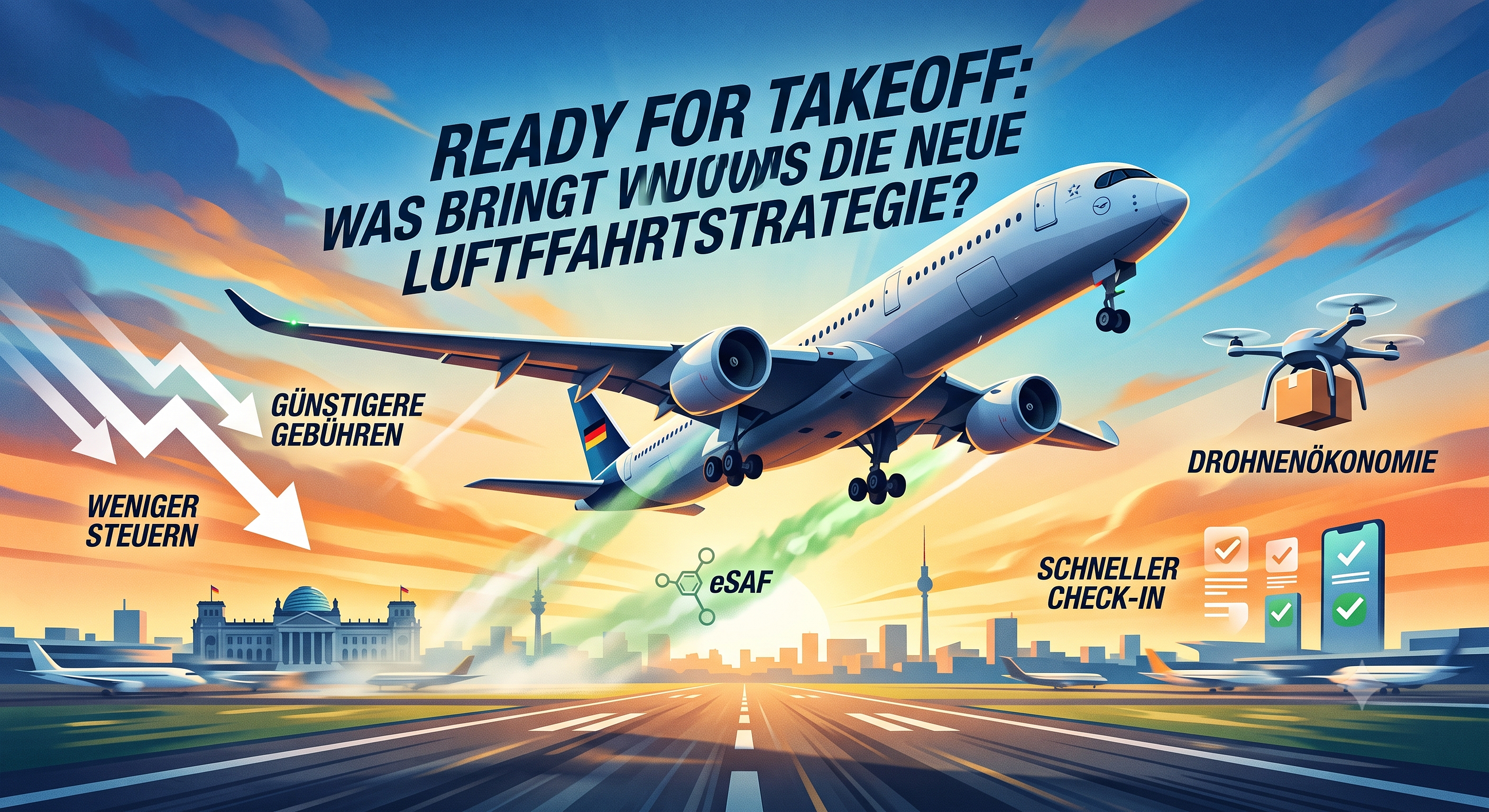 Ready for Takeoff: Was bringt uns die neue Luftfahrtstrategie-