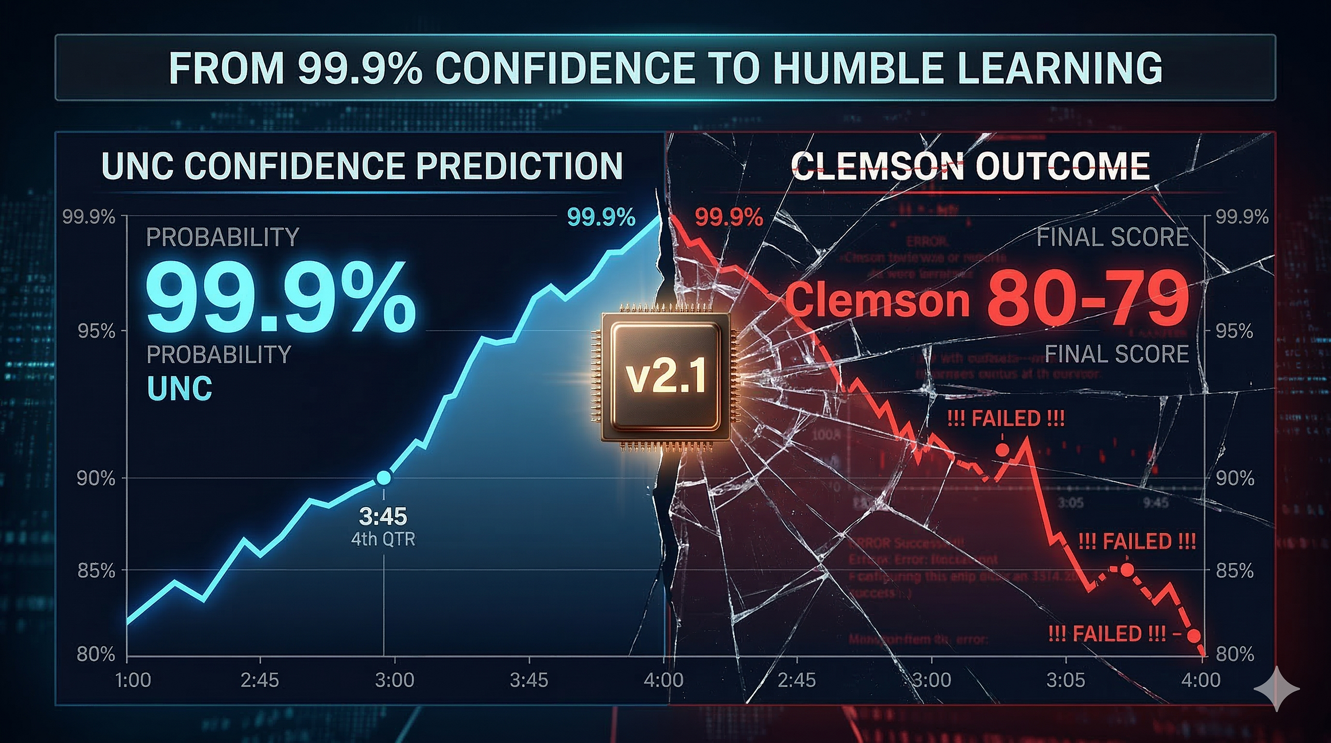 From 99.9% Confidence to Humble Learning: Building a Basketball Prediction Engine in Public