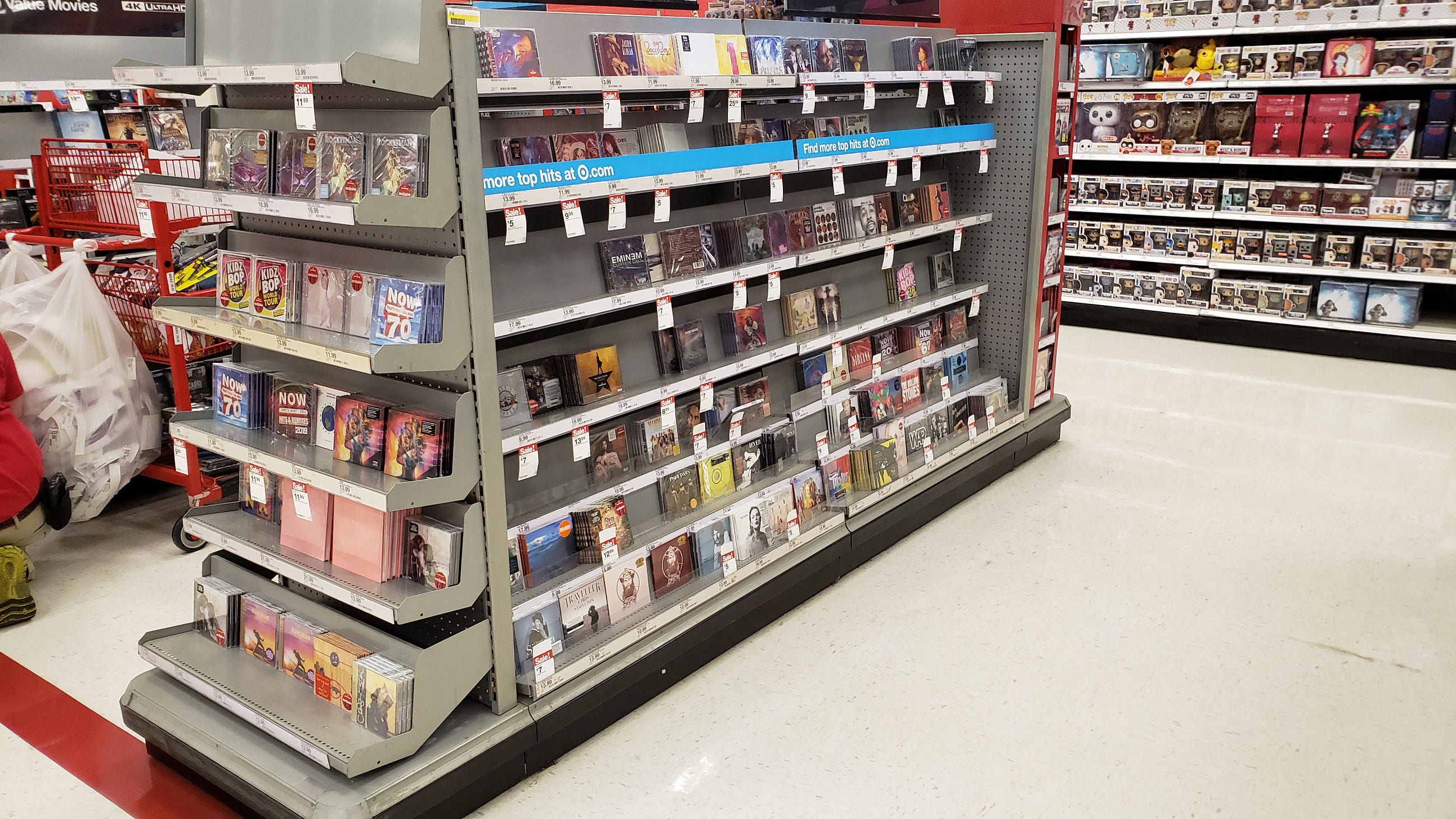 Watching the slow death of the mass merchant CD section