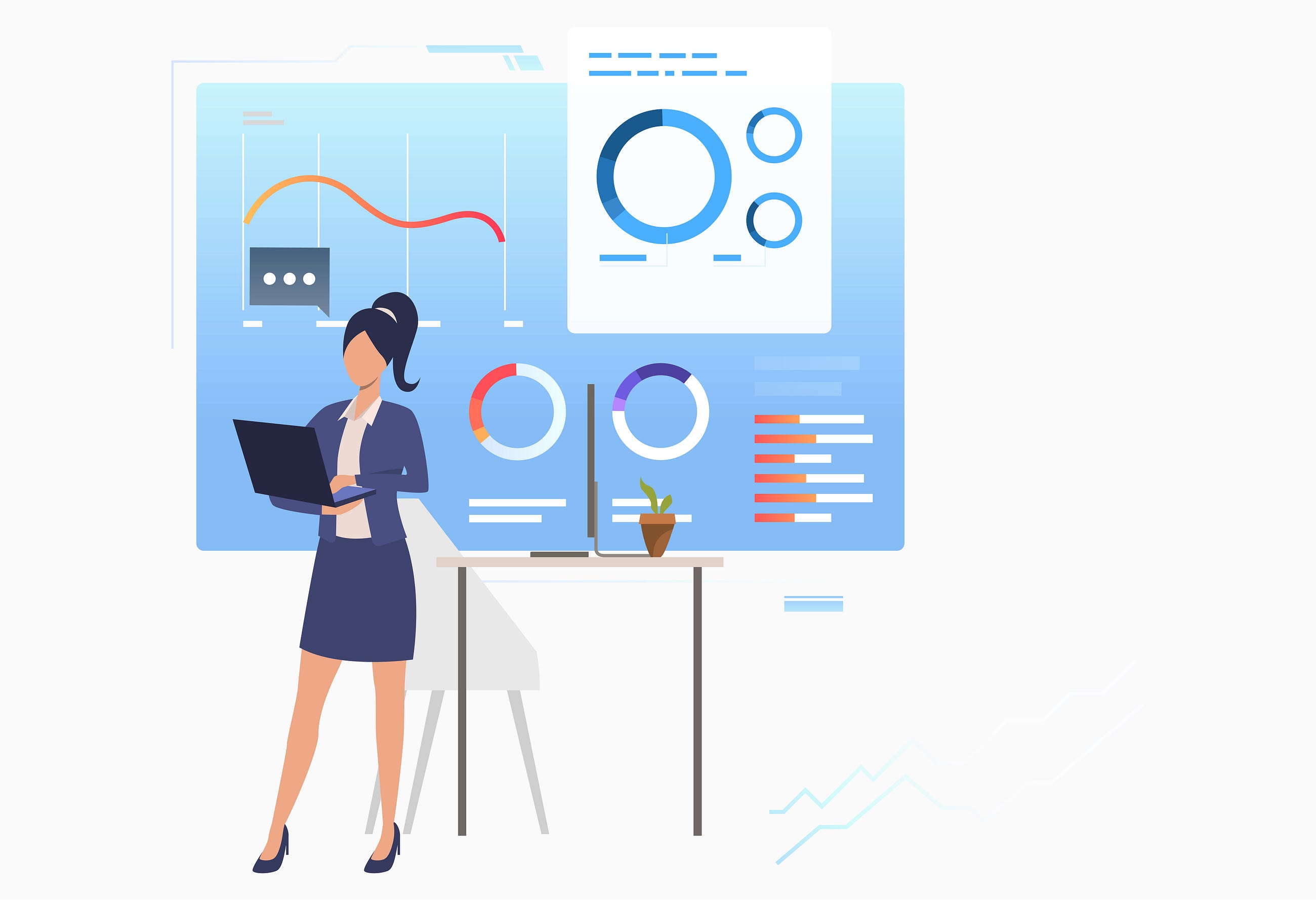 Why is data visualization important in data analytics?