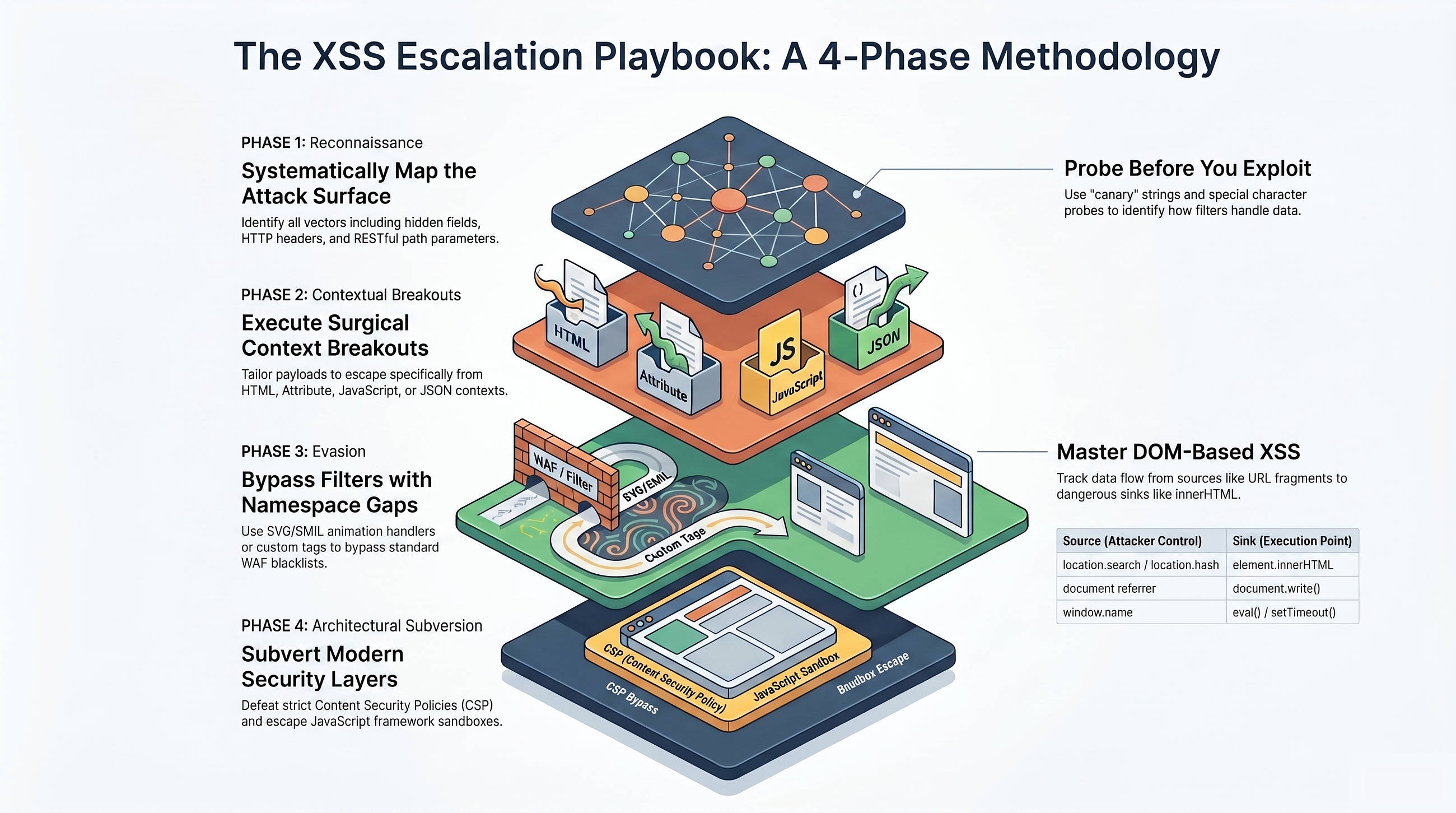 The XSS Escalation Playbook: From Basic Reflection to DOM Breakouts