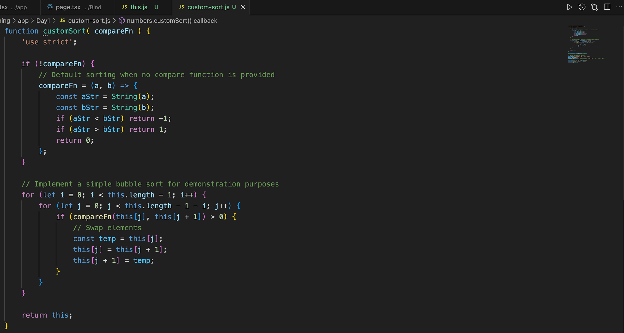 How to Write a Custom Sort Function in JavaScript