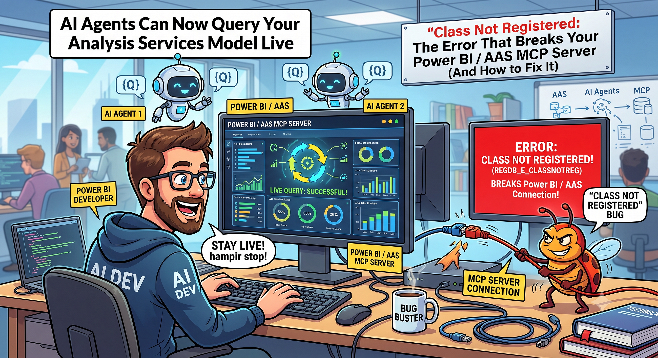 AI Agents Can Now Query Your Analysis Services Model Live And Here’s the Bug That Almost Stopped Me