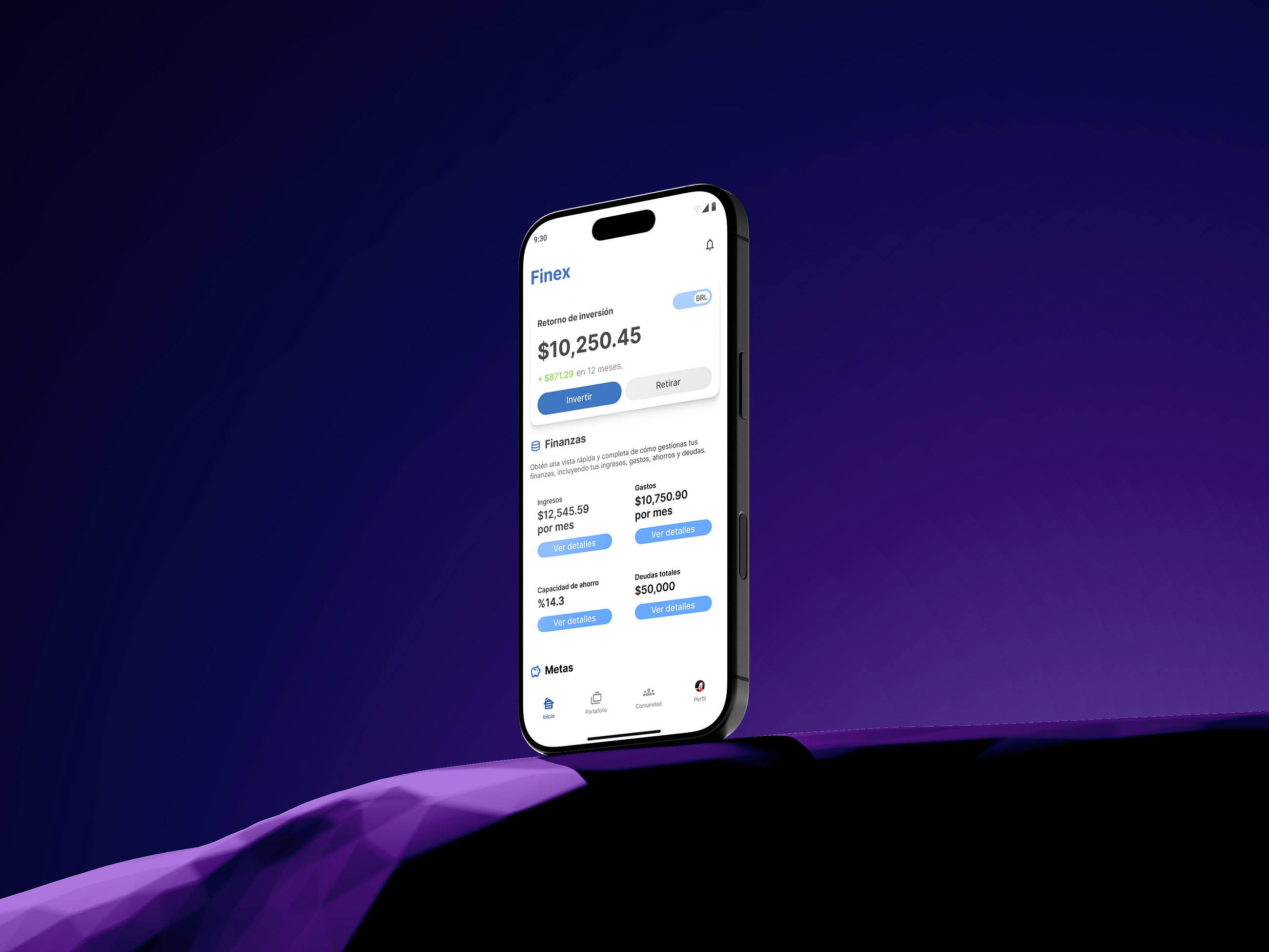 Promoviendo la inversión con Finex, ahorro e inversión en una sola experiencia