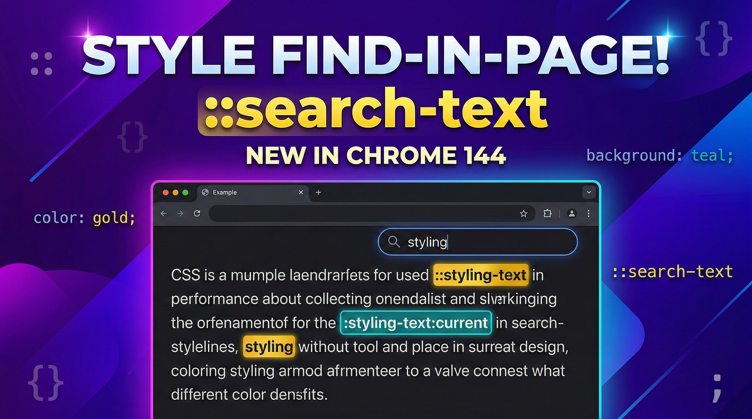 What is ::search-text?