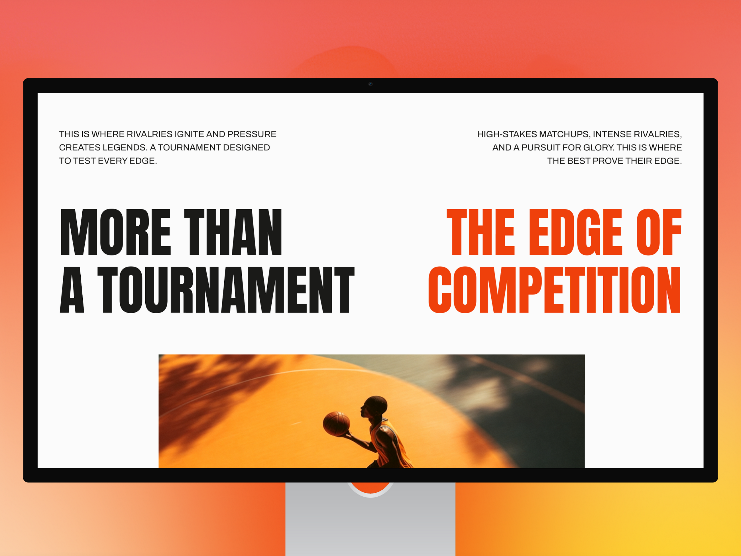 EVNTEDGE — Sports Event Website Template