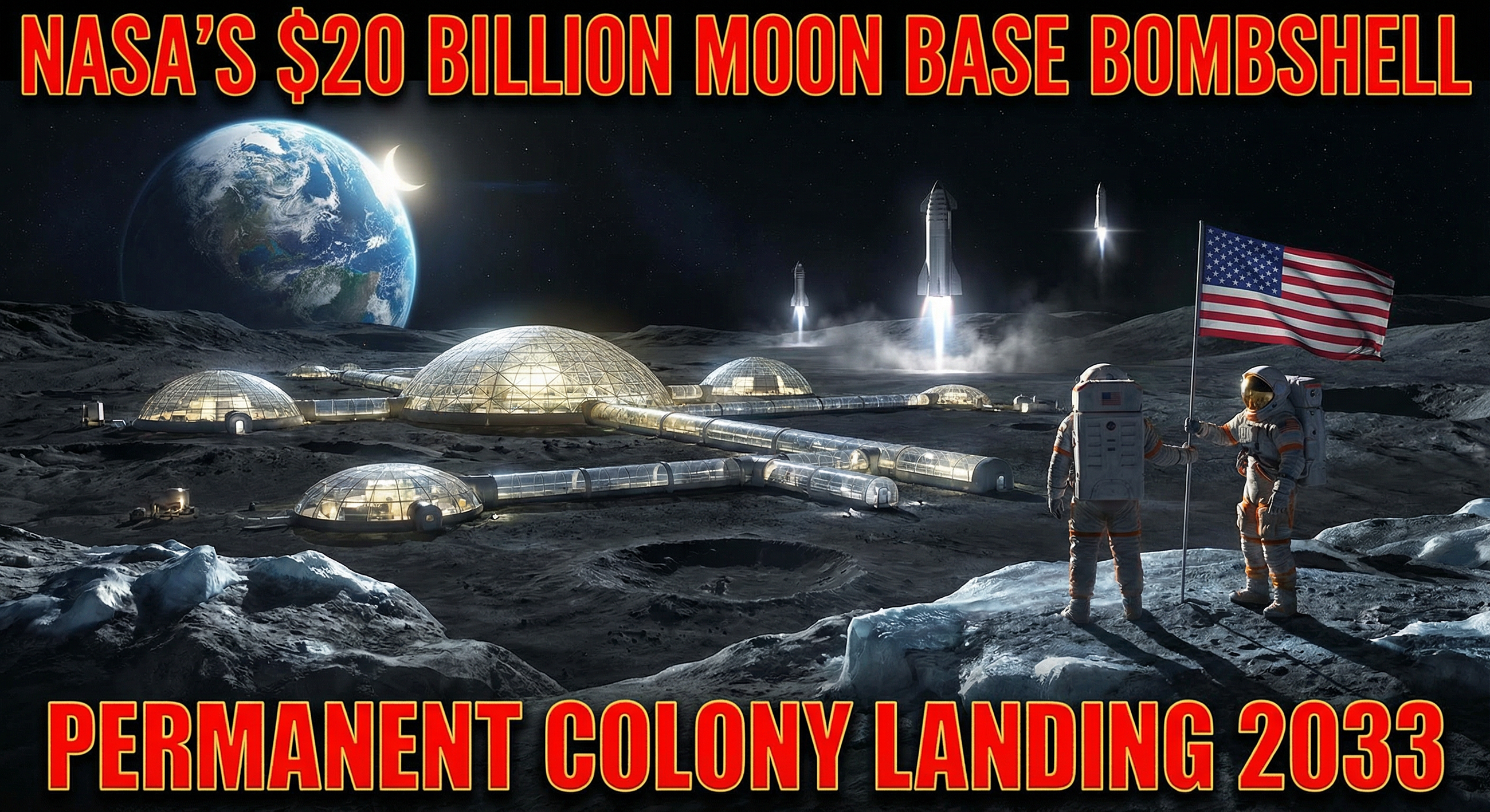 NASA’s $20B Moon City Drops in 2033