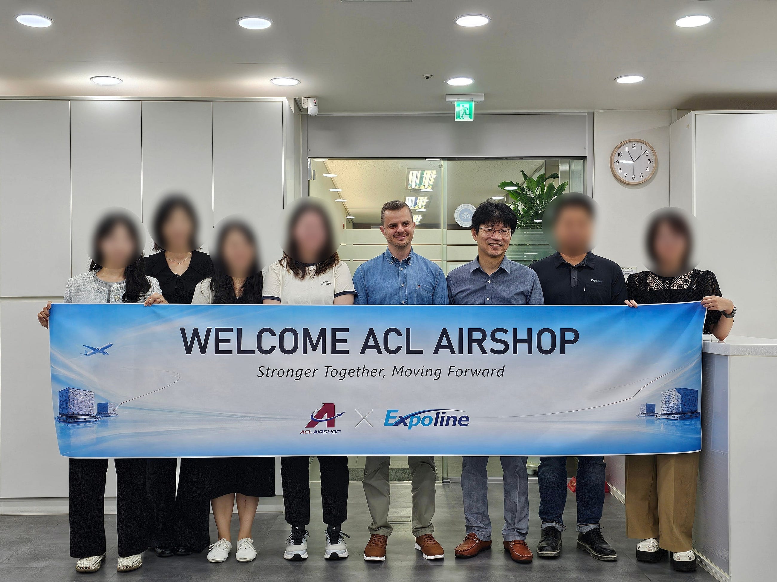 ACL Airshop Global Representatives Visit Expoline to Strengthen ULD Op
