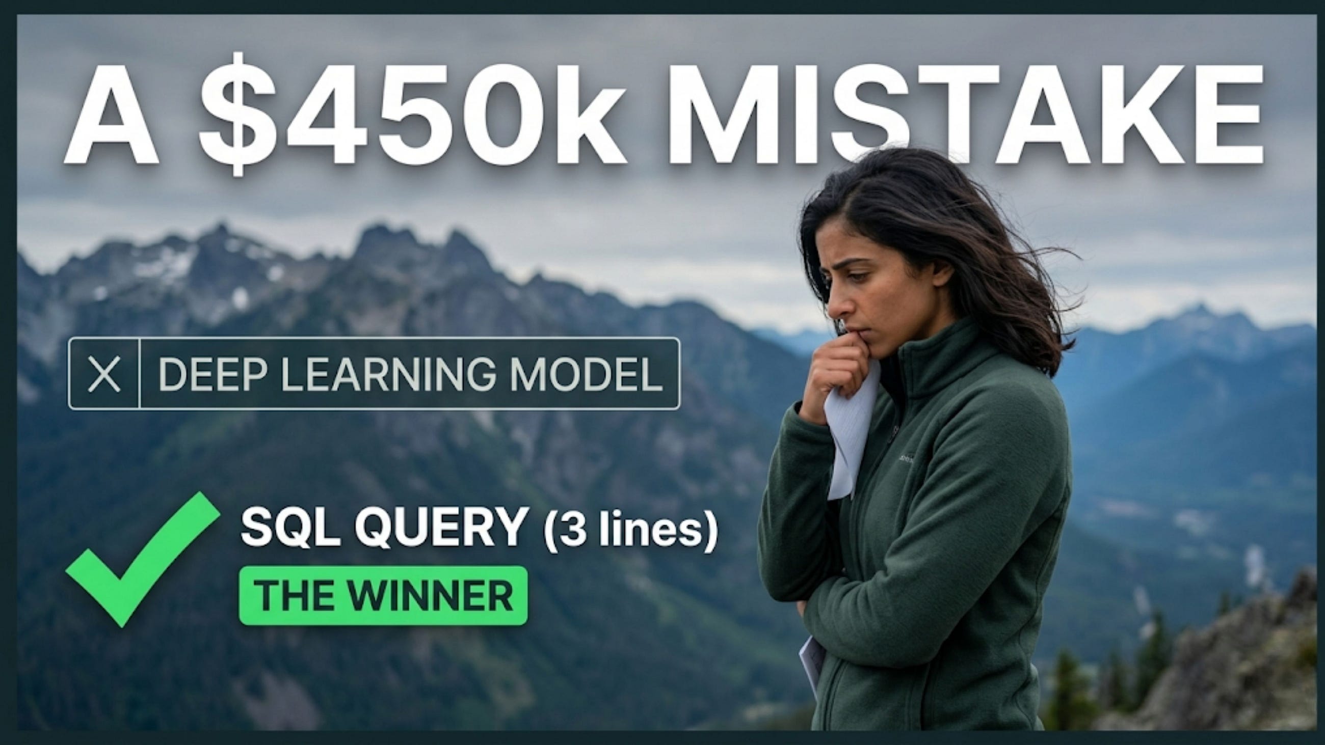 We Spent 6 Months and $450,000 on a Recommendation Engine. A SQL Sort Query Beat It.