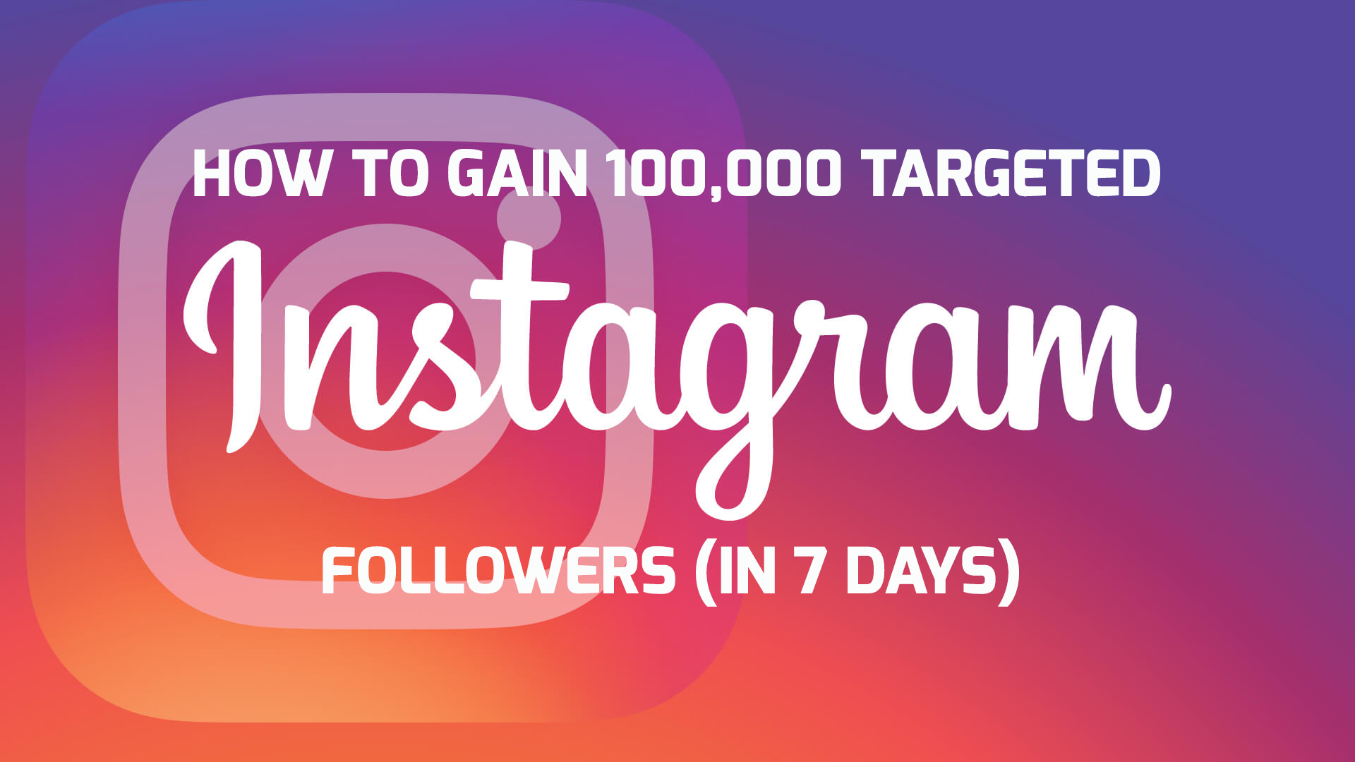 - how to get followers on a brand new instagram account
