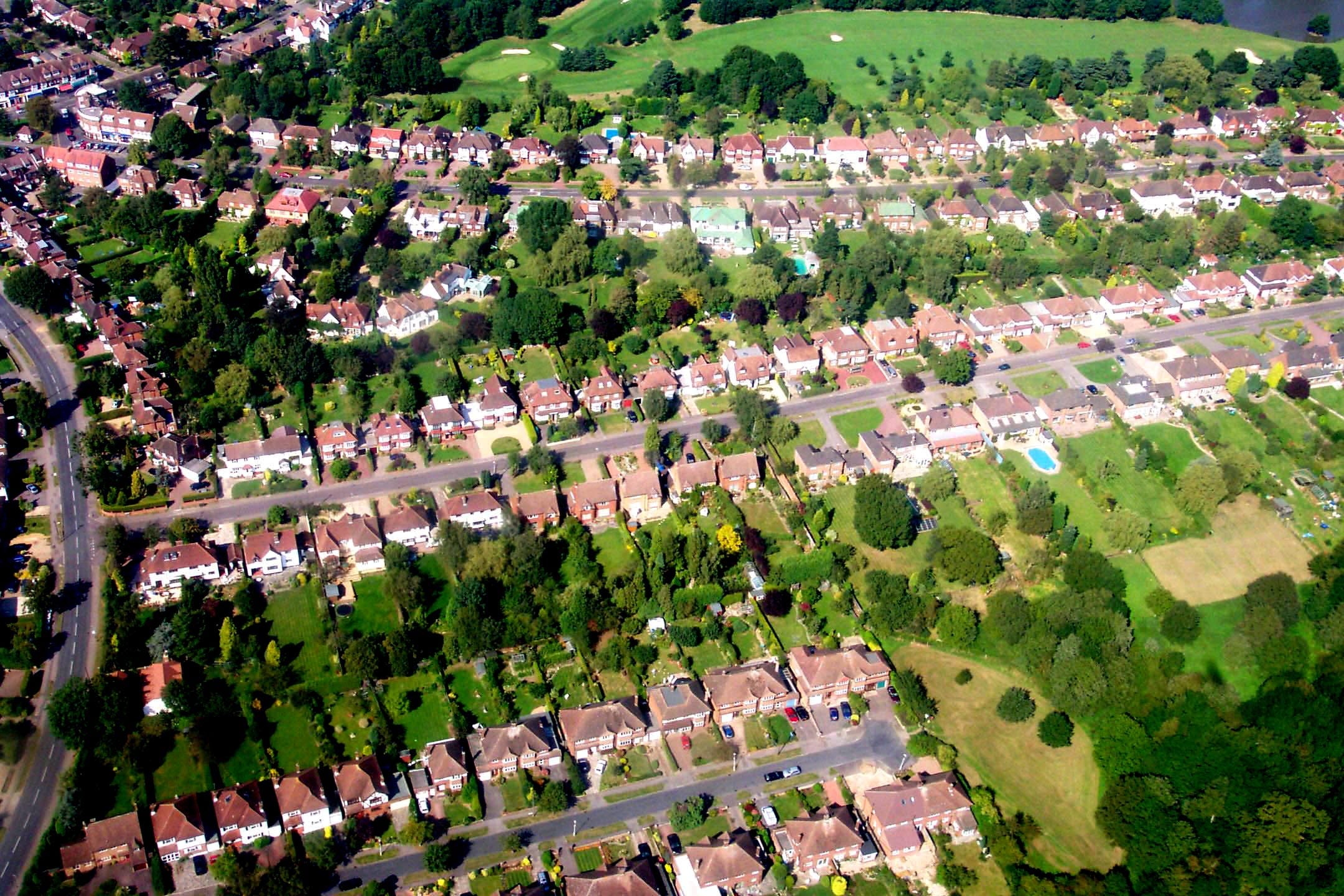 Aerial views of Brookmans Park 2002 Brookmans Park Newsletter Medium