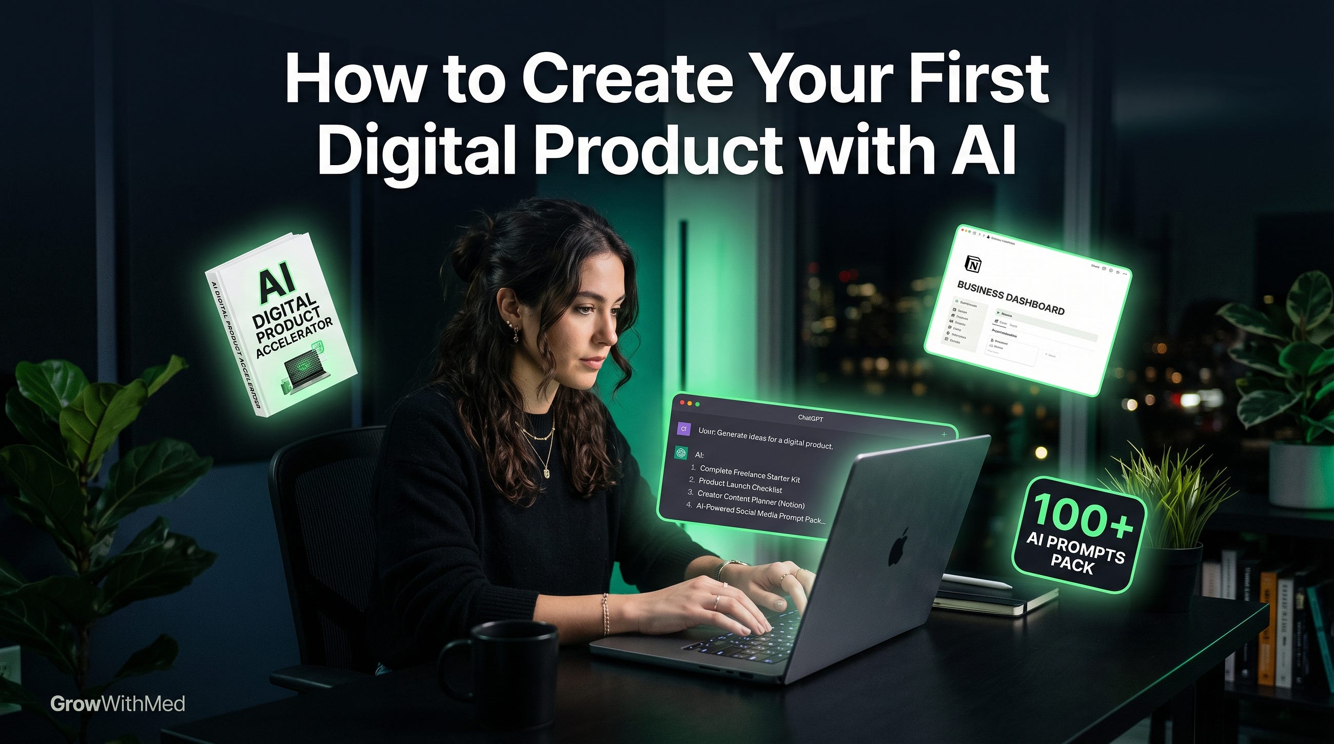 How to Create Your First Digital Product with AI (Step-by-Step)