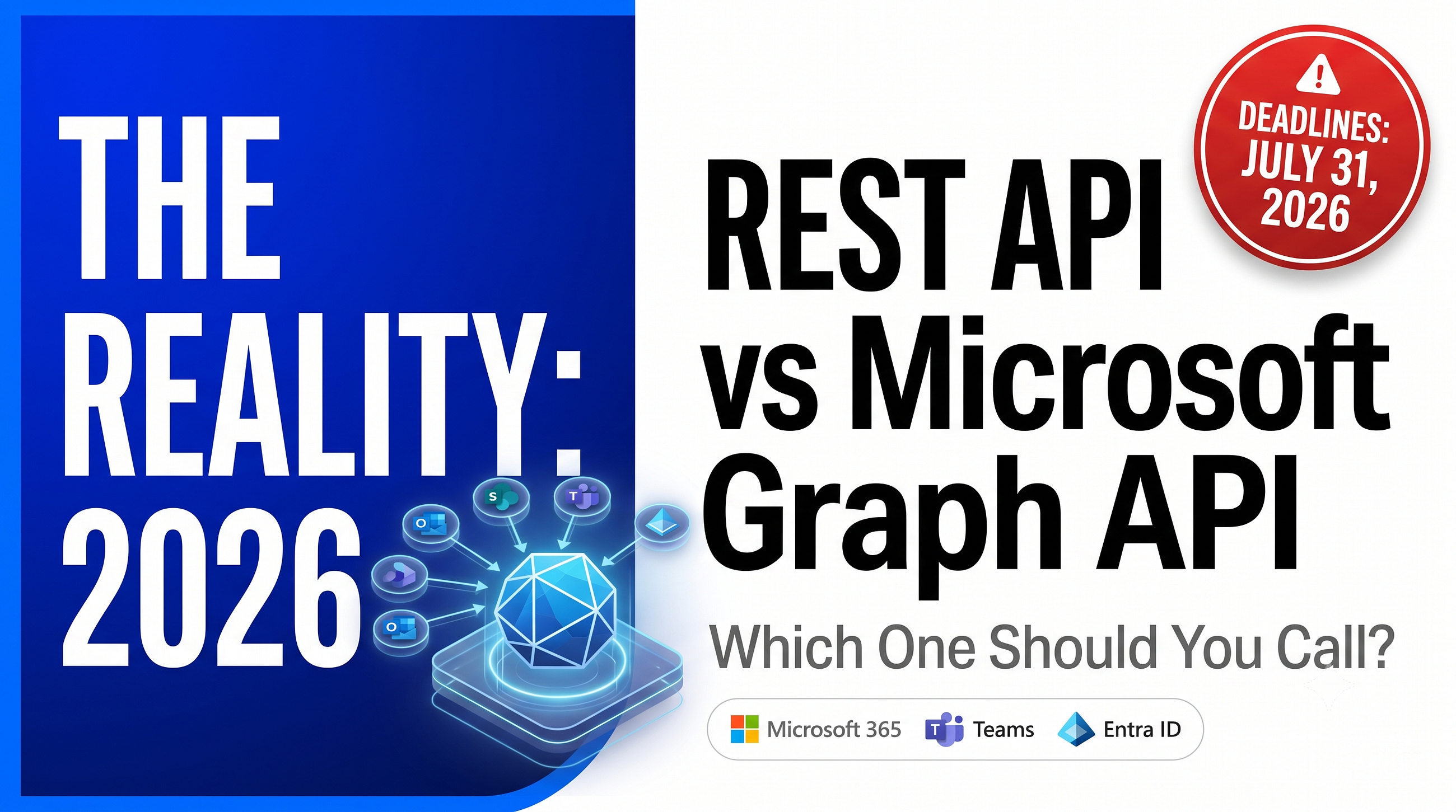 REST API vs Microsoft Graph API — Which One Should You Call in 2026?