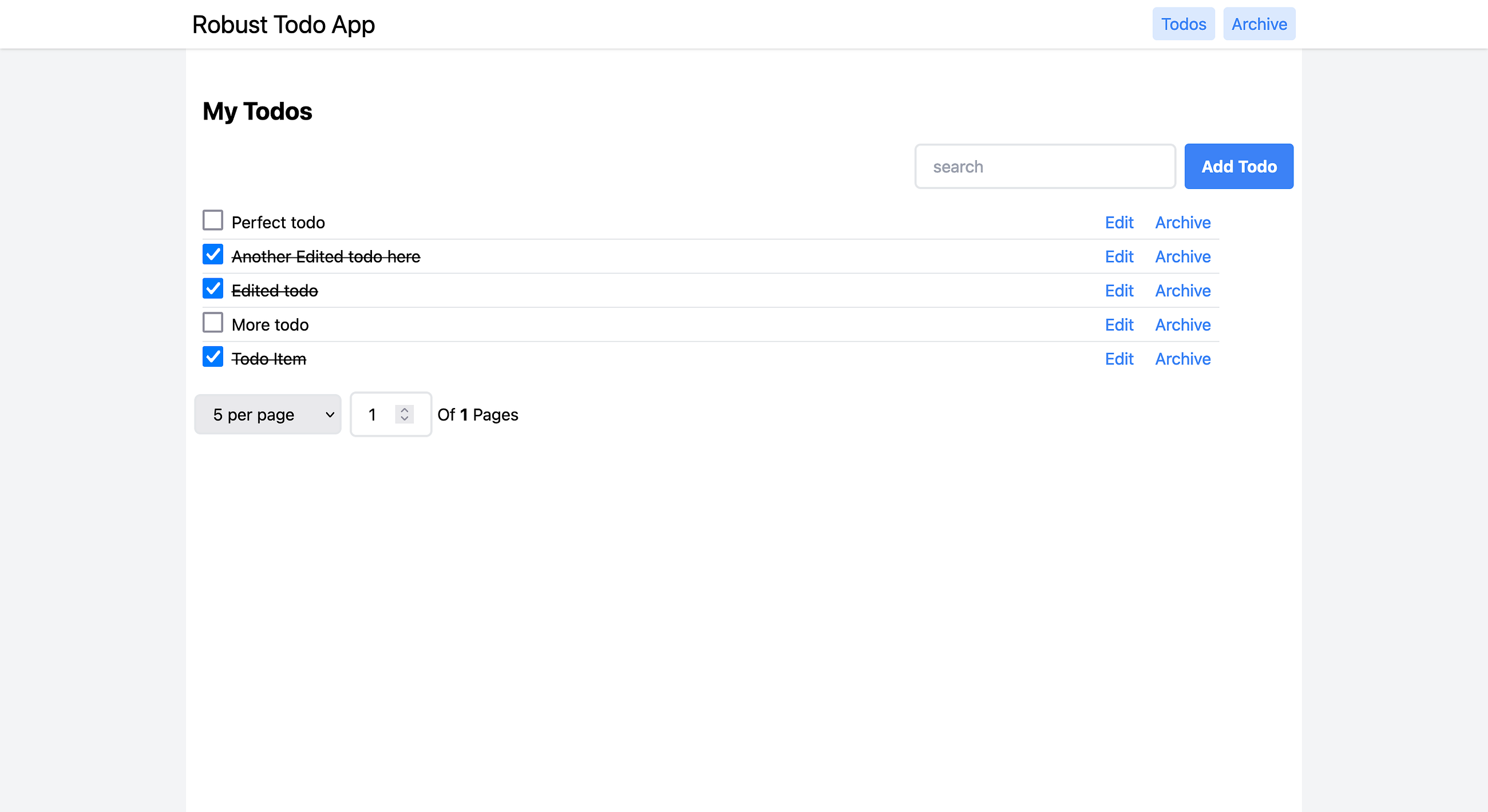 Golang: Robust Todo App Htmx