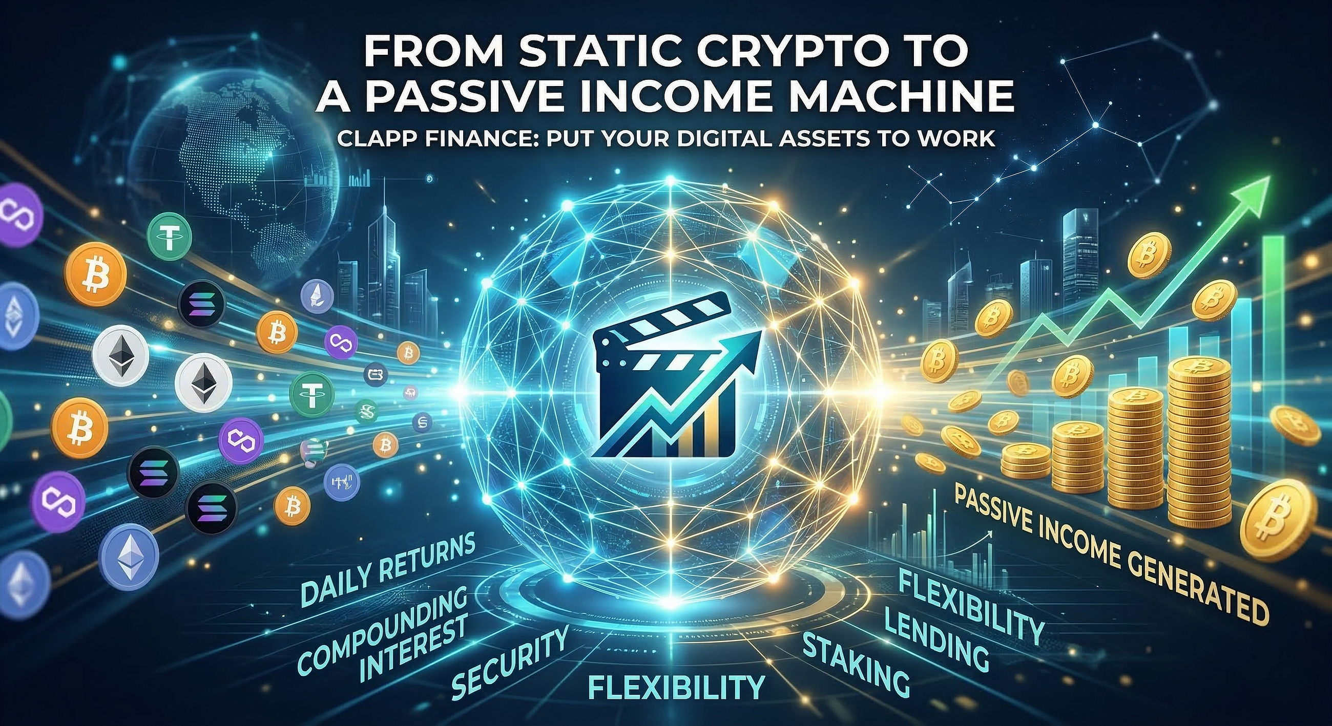 From Static Crypto to a Passive Income Machine: The Value Proposition of Clapp Finance