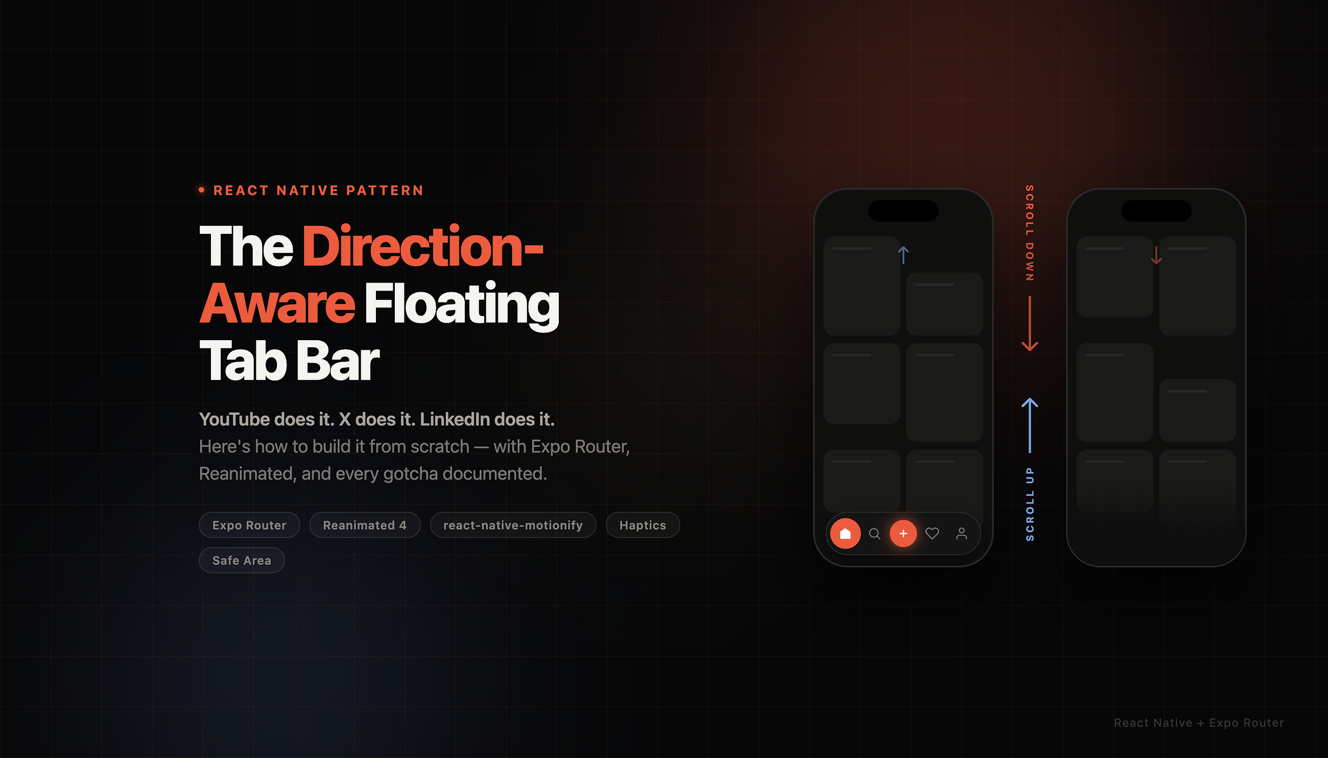 I Reverse-Engineered the Disappearing Tab Bar Every Major App Uses — Here’s the Full React Native…