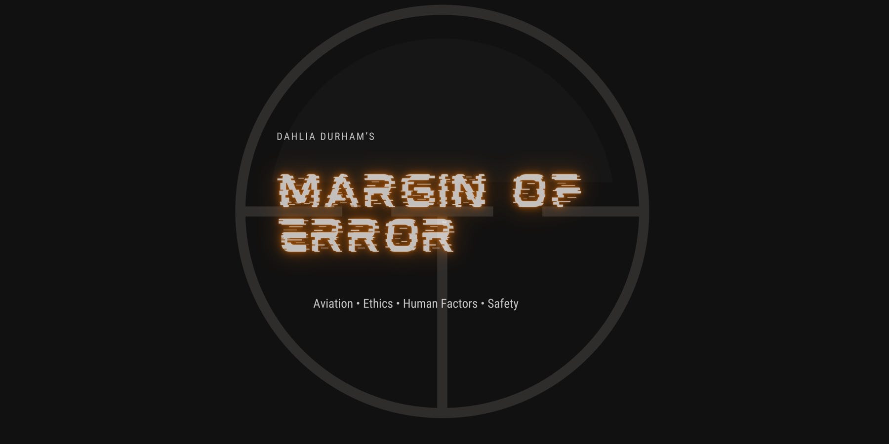 Welcome to Margin of Error