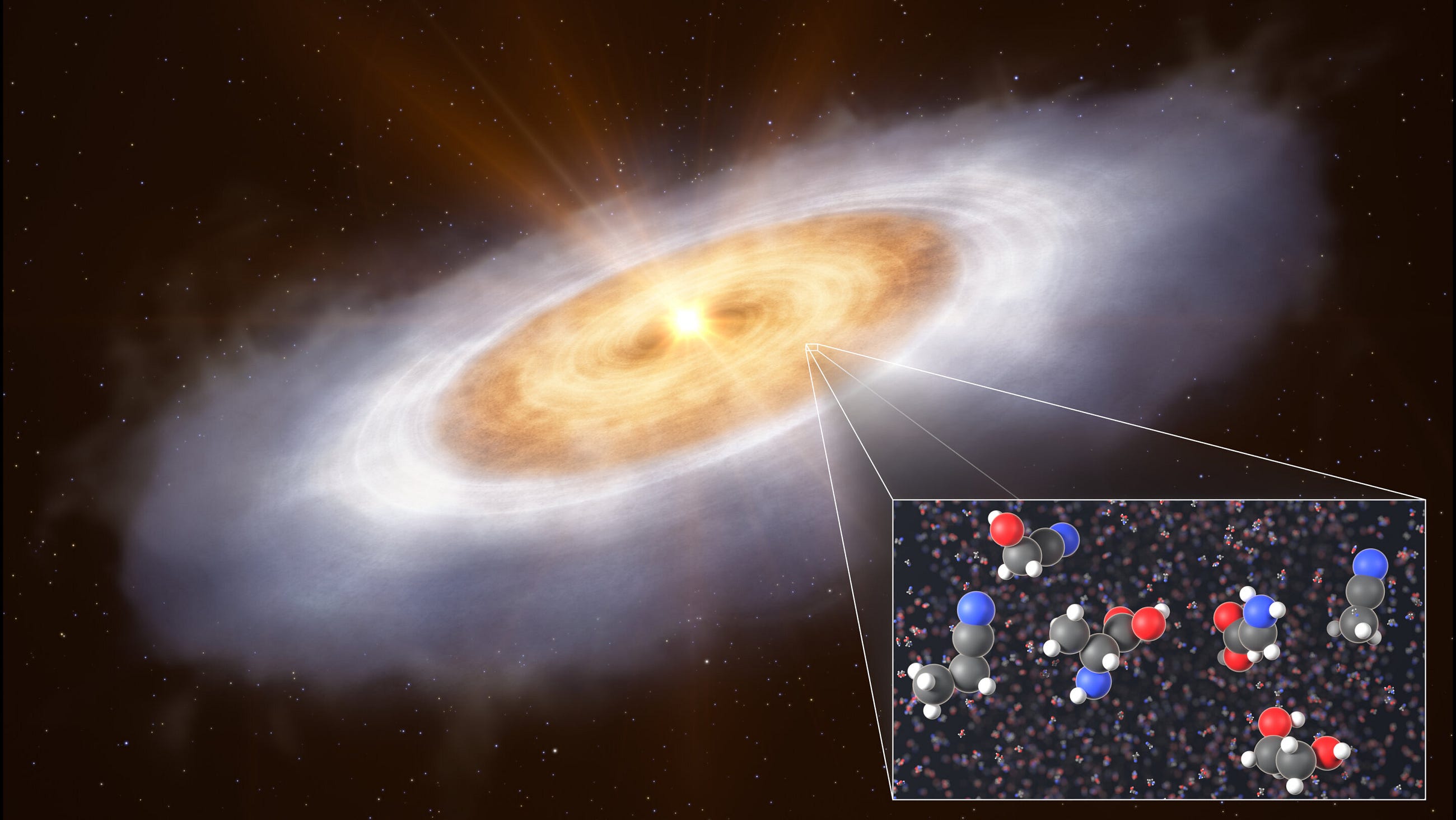 Origins of Life: Complex Molecules Found in Star Disk