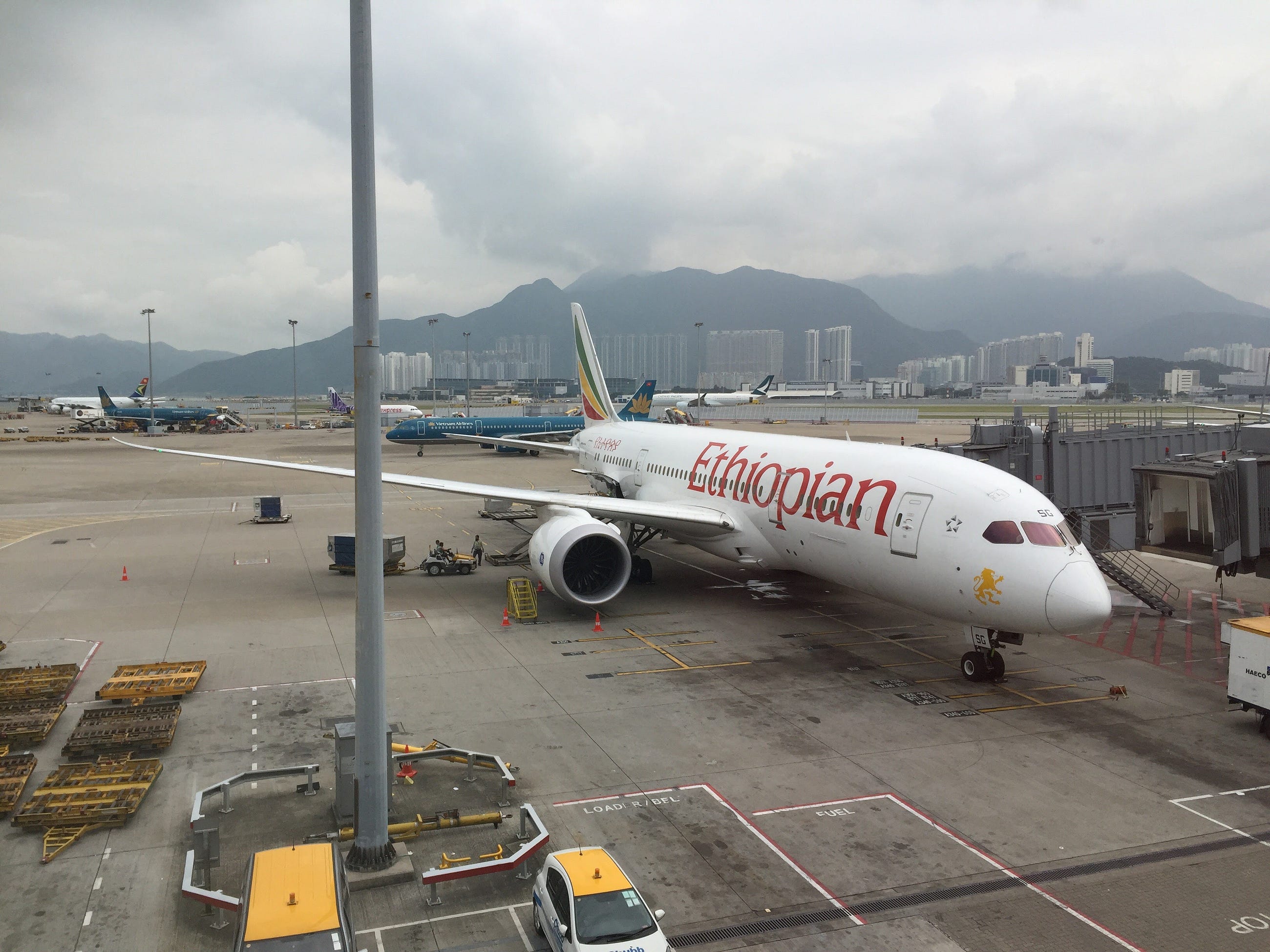 Ethiopian Airlines HKG–NRT Ethiopian Airlines HKG–NRT