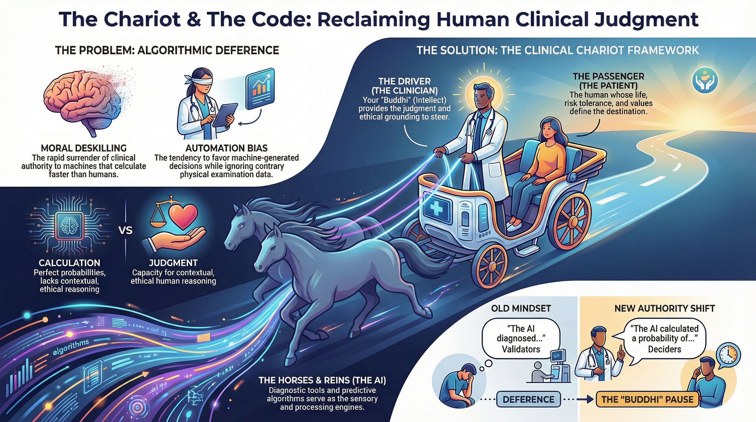 The AI Chariot: Why Modern Medicine Needs the Human Driver More Than Ever