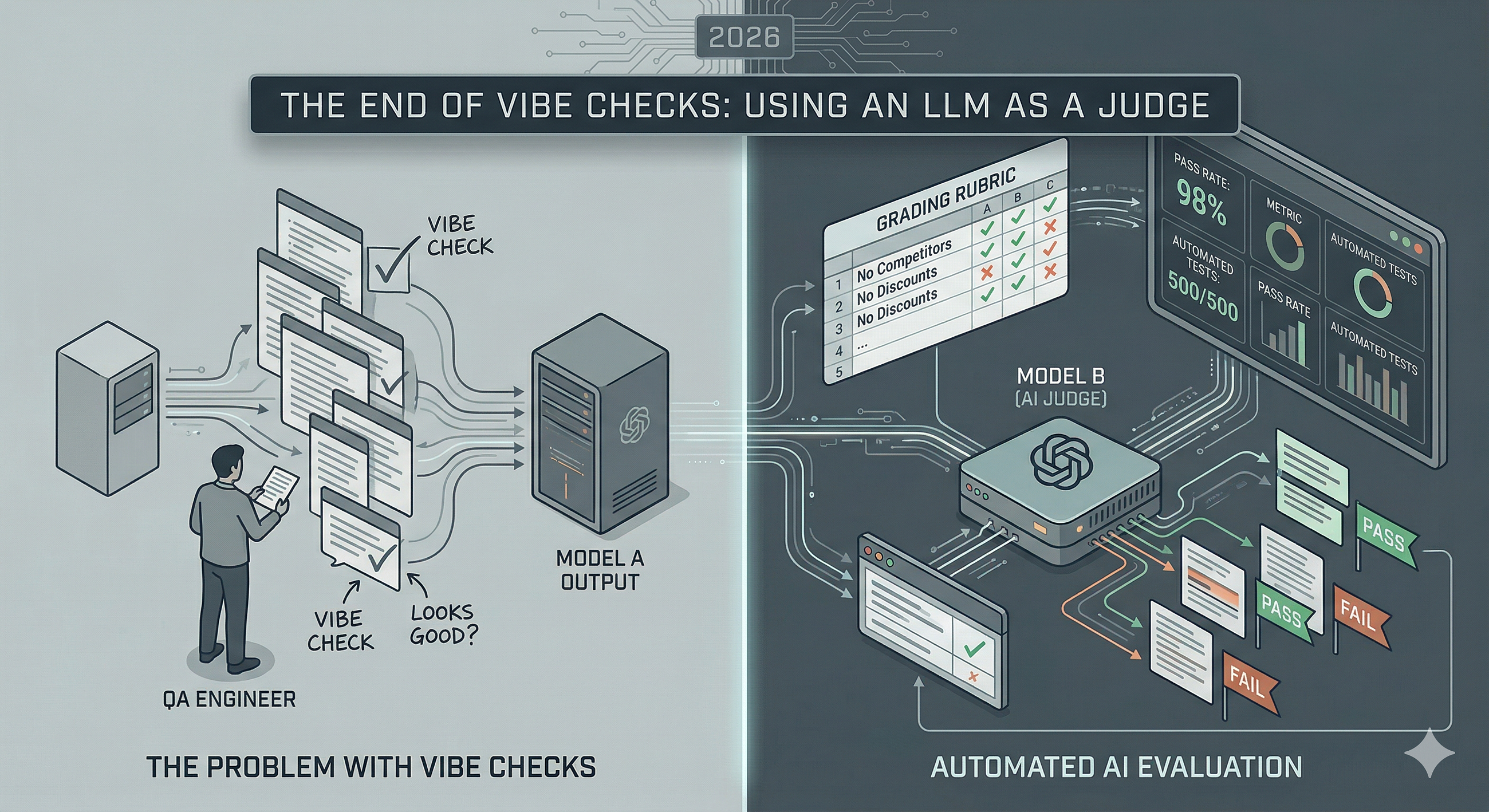 The End of Vibe Checks: Using an LLM as a Judge
