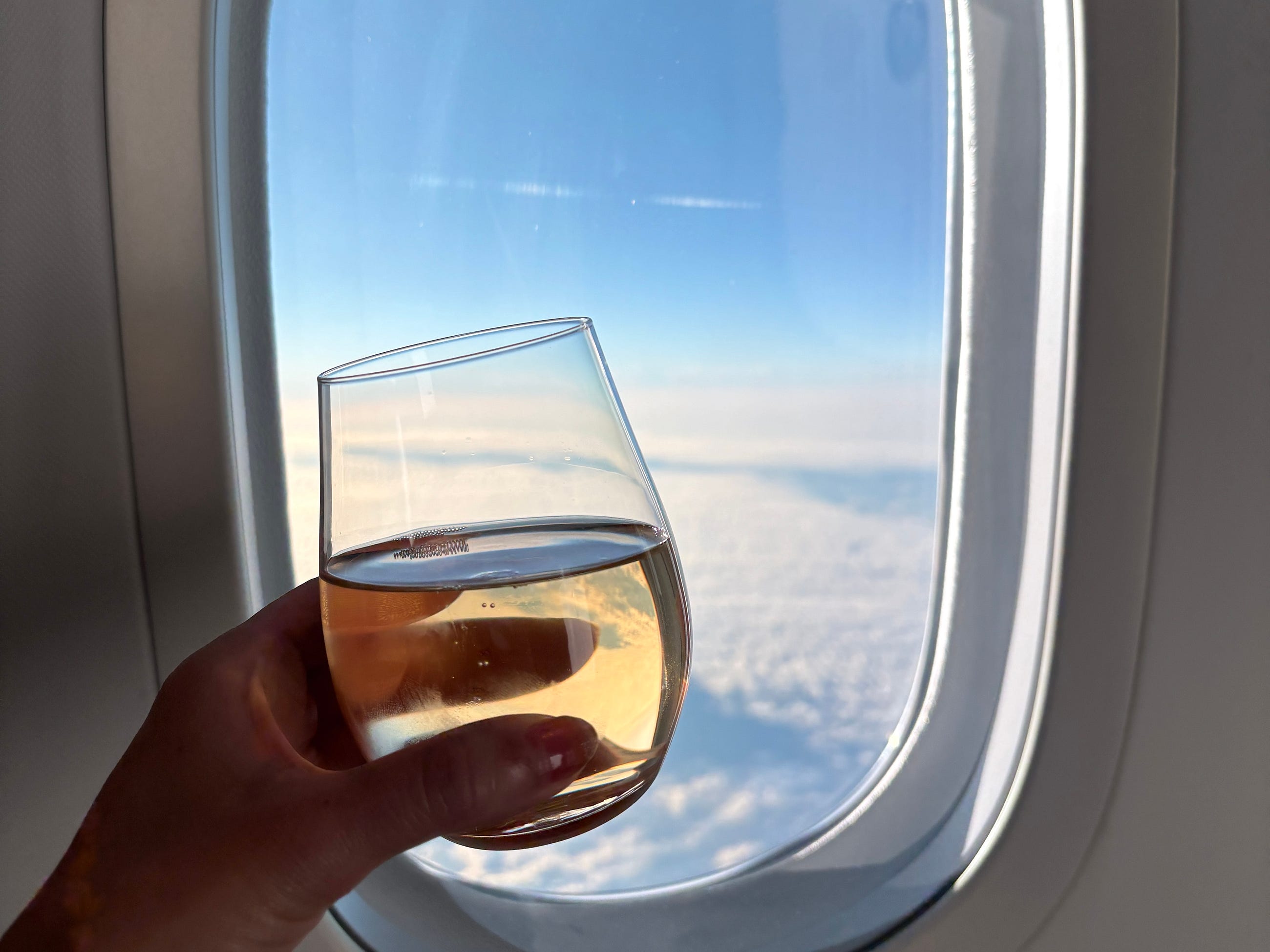 Business Class a Typhoon and a Surprisingly Calm Flight Business Class a Typhoon and a Surprisingly Calm Flight