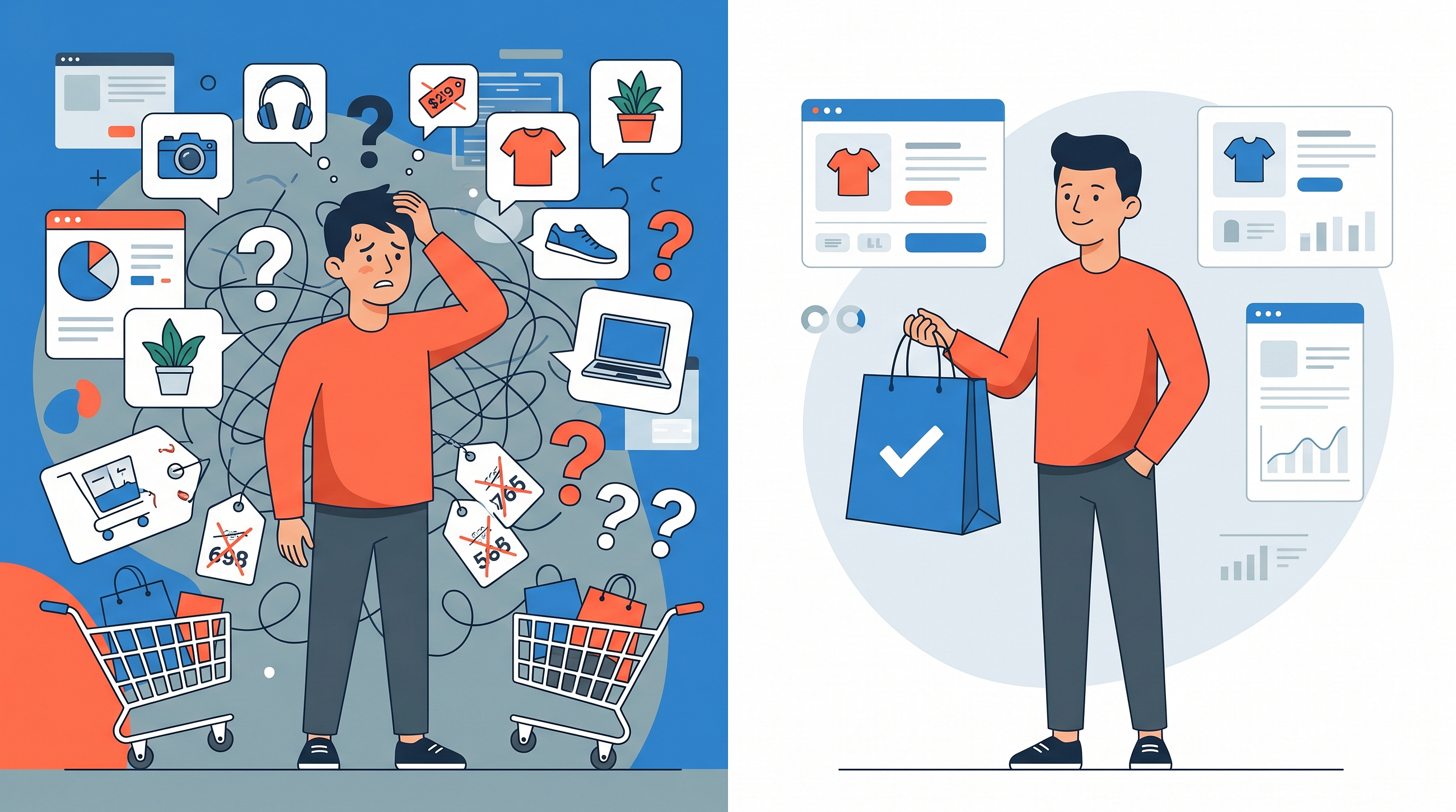 Decision Paralysis in Digital Commerce: How Too Many Choices Kill Conversions