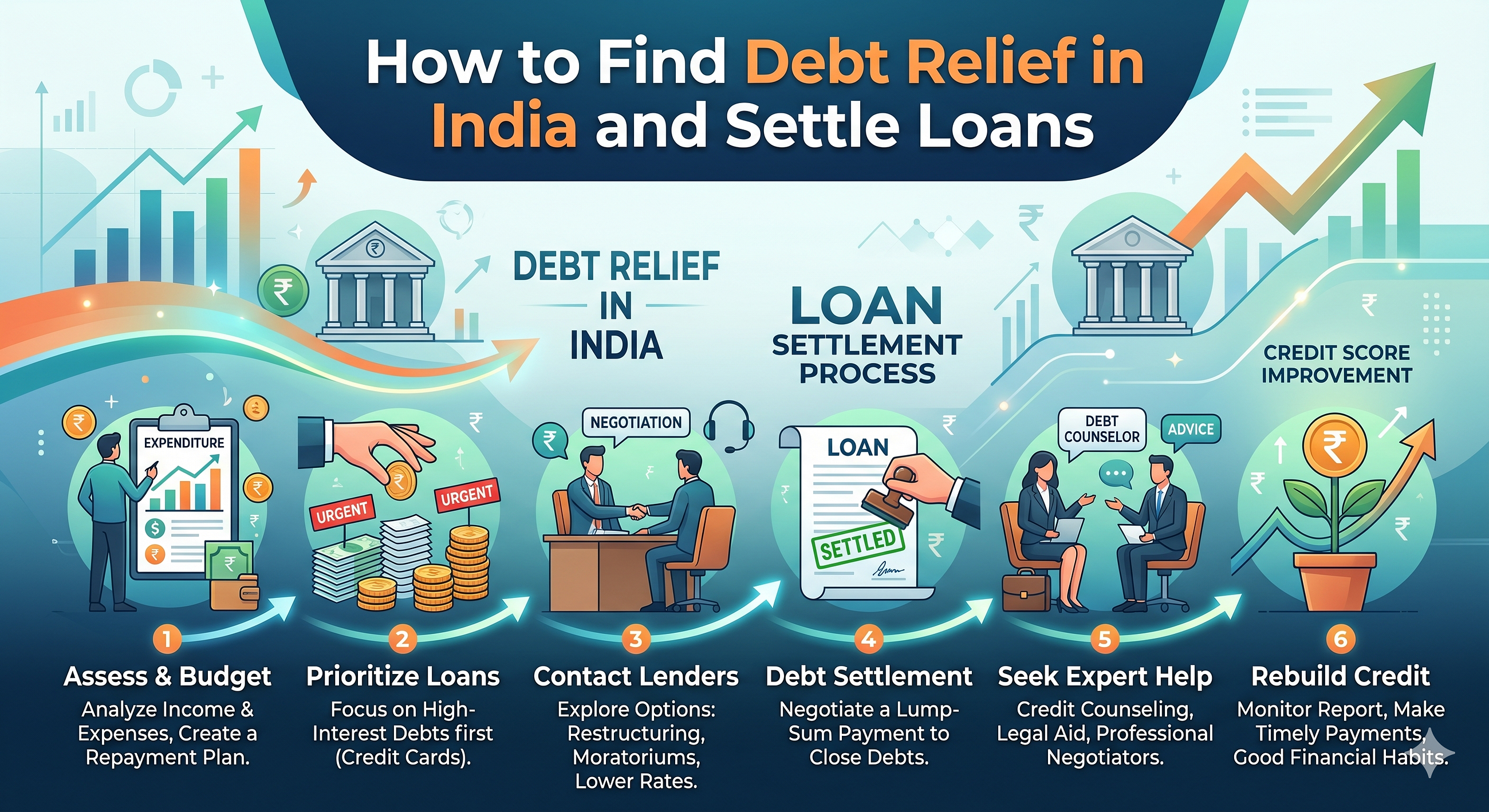 How to Find Debt Relief in India and Settle Loans