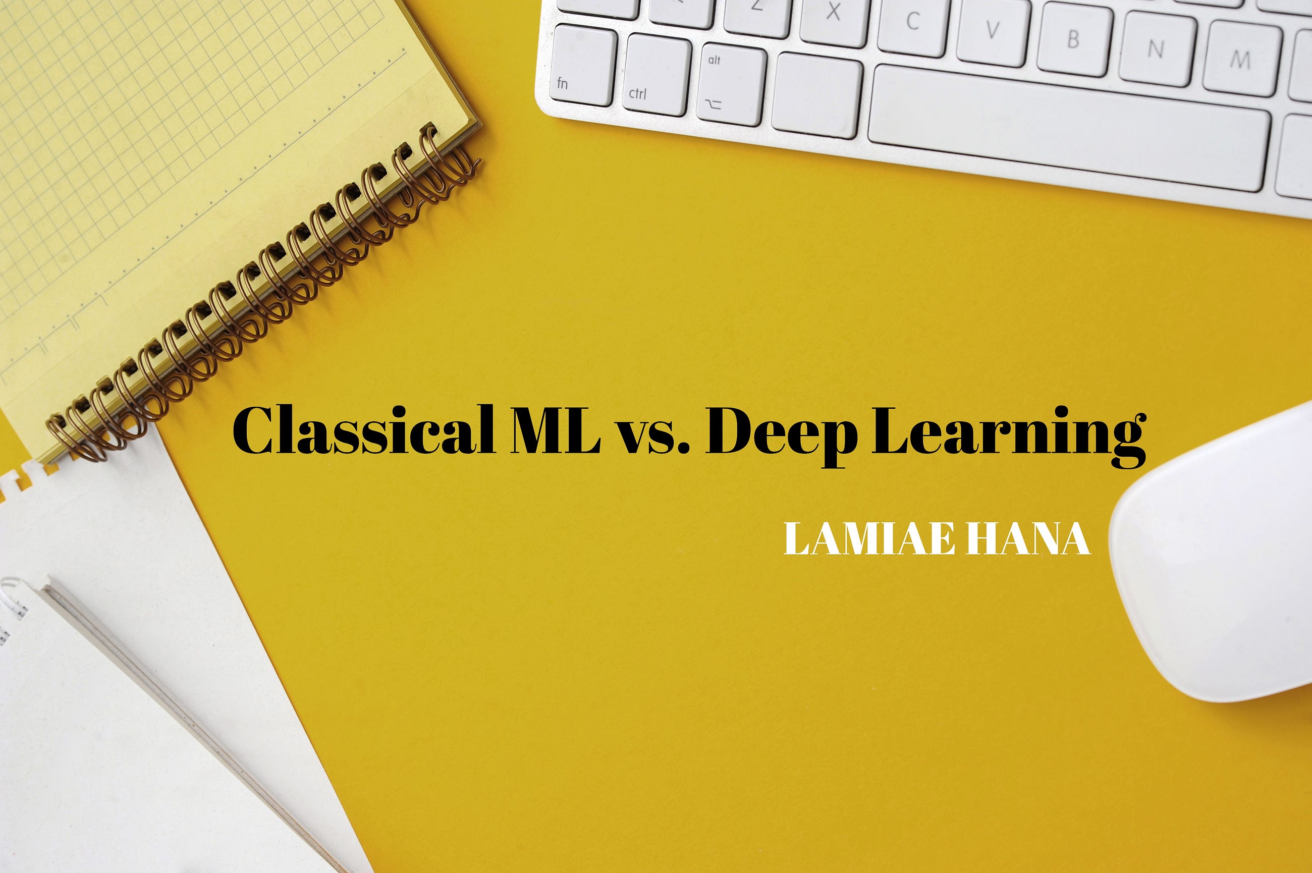 classical machine learning algorithms
